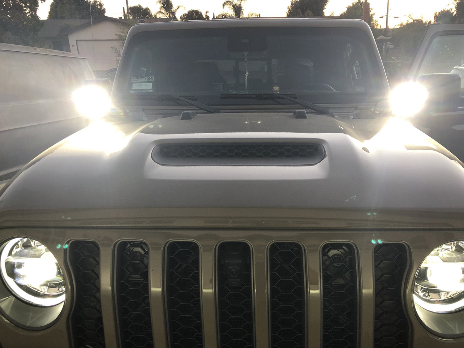 20W 3 Inch CREE LED A-Pillar Pod Light Kit for Jeep Wrangler JL & Gladiator JT - Off-Road Lighting, Ditch Lights, Trail Riding Accessories
