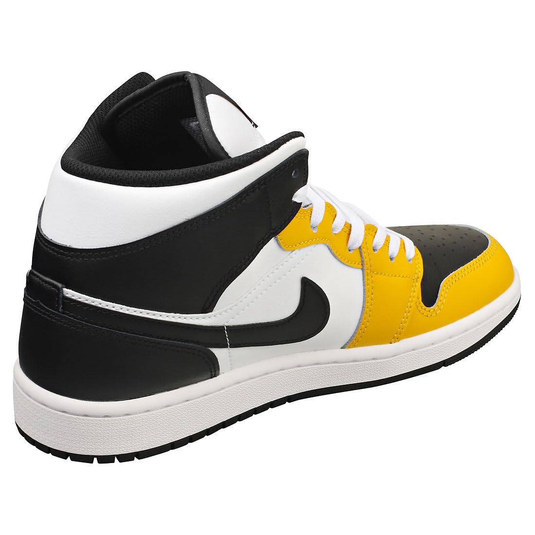 Air Jordan 1 Mid Sneakers DQ8426-701 - Yellow Ochre/White/Black Basketball Shoes for Men | Casual Wear & Street Style Fashion