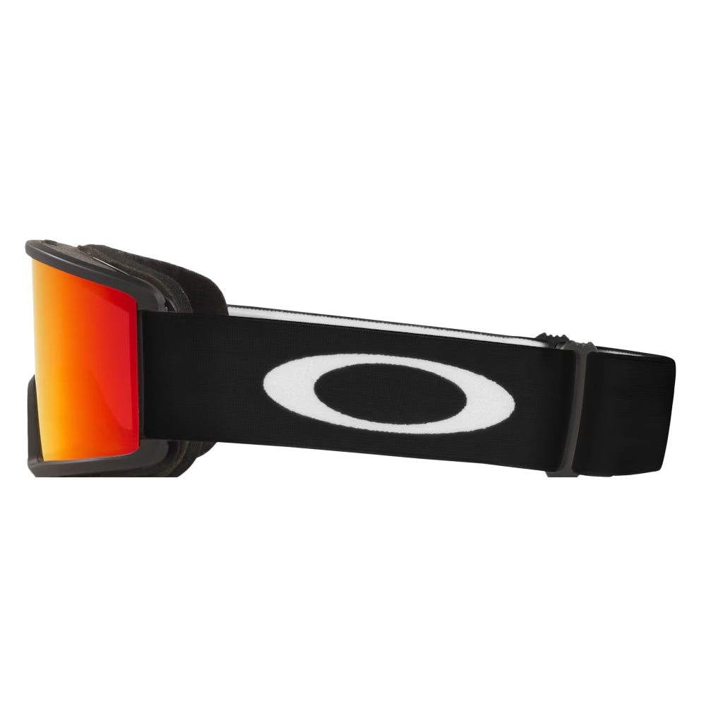 Oakley Target Line Ski Goggles - Matte Black with Fire Iridium & Persimmon Lenses - UV Protection for Snowboarding & Winter Sports