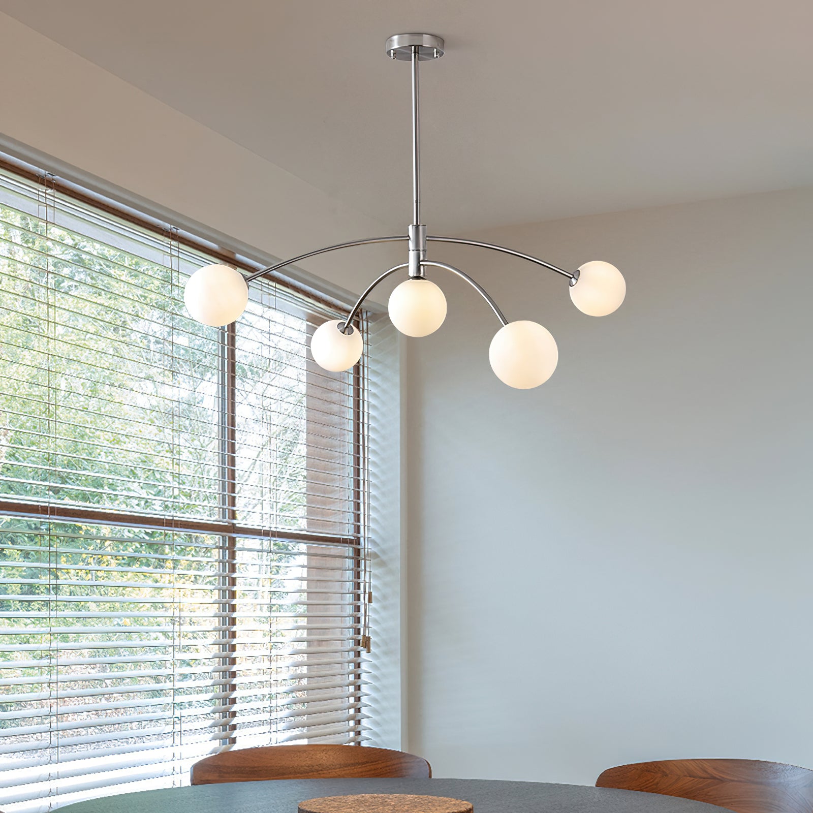 Elegant Fellows Chandelier - Modern Crystal Ceiling Light Fixture for Dining Room, Living Room & Bedroom | Perfect for Home Decor & Interior Design