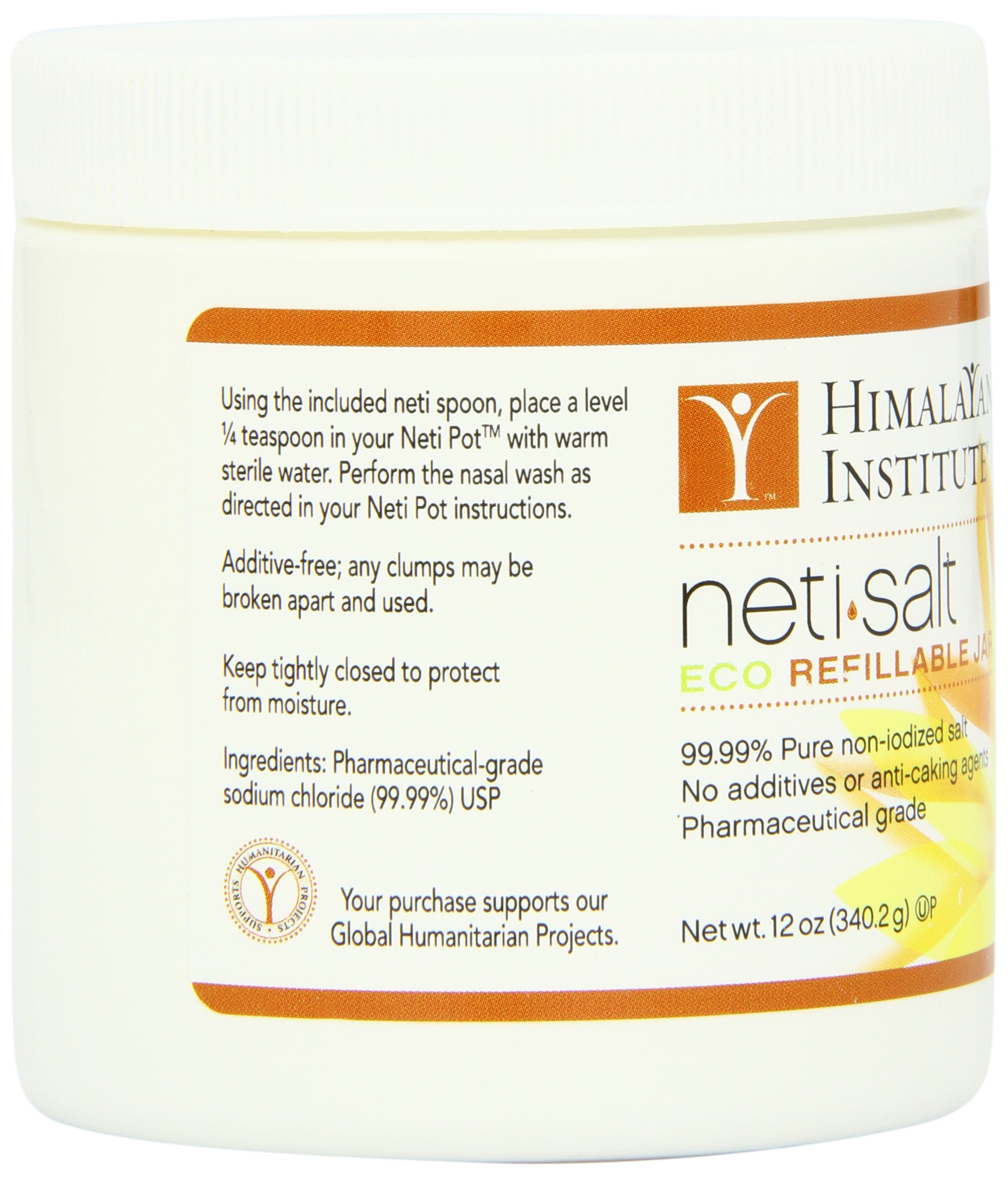 Neti Pot Salt for Sinus Rinse - 12 Ounce Jar (Pack of 3) | All-Natural Nasal Wash Solution for Allergy & Cold Relief | Perfect for Daily Nasal Irrigation & Sinus Care