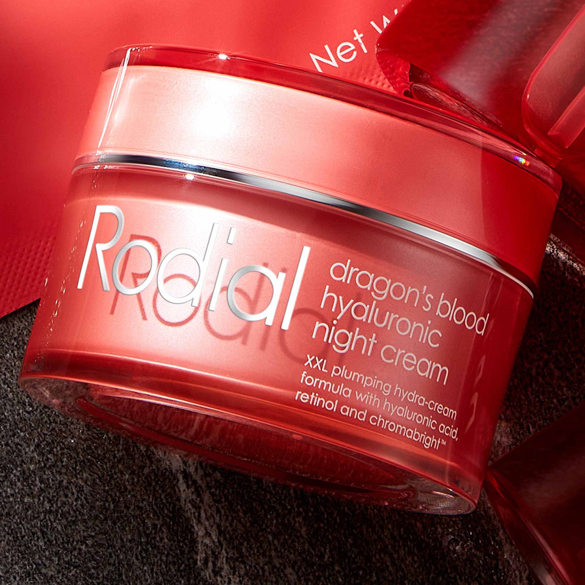 Dragon's Blood Hyaluronic Acid Night Cream for Anti-Aging & Deep Hydration | Rejuvenating Skincare for Dry, Sensitive Skin | Perfect for Nighttime Routine & Wrinkle Reduction