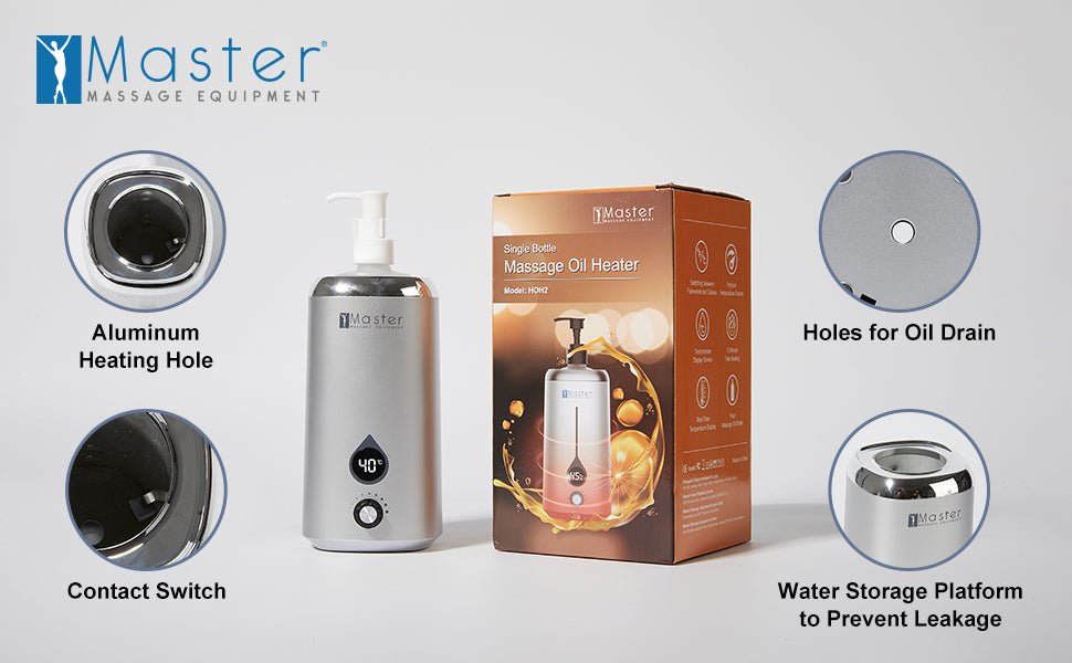 Portable Electric Massage Oil Warmer - Fast Heating Lotion Dispenser for Body Cream & Massage Therapy | Perfect for Spa, Home Use & Professional Therapists
