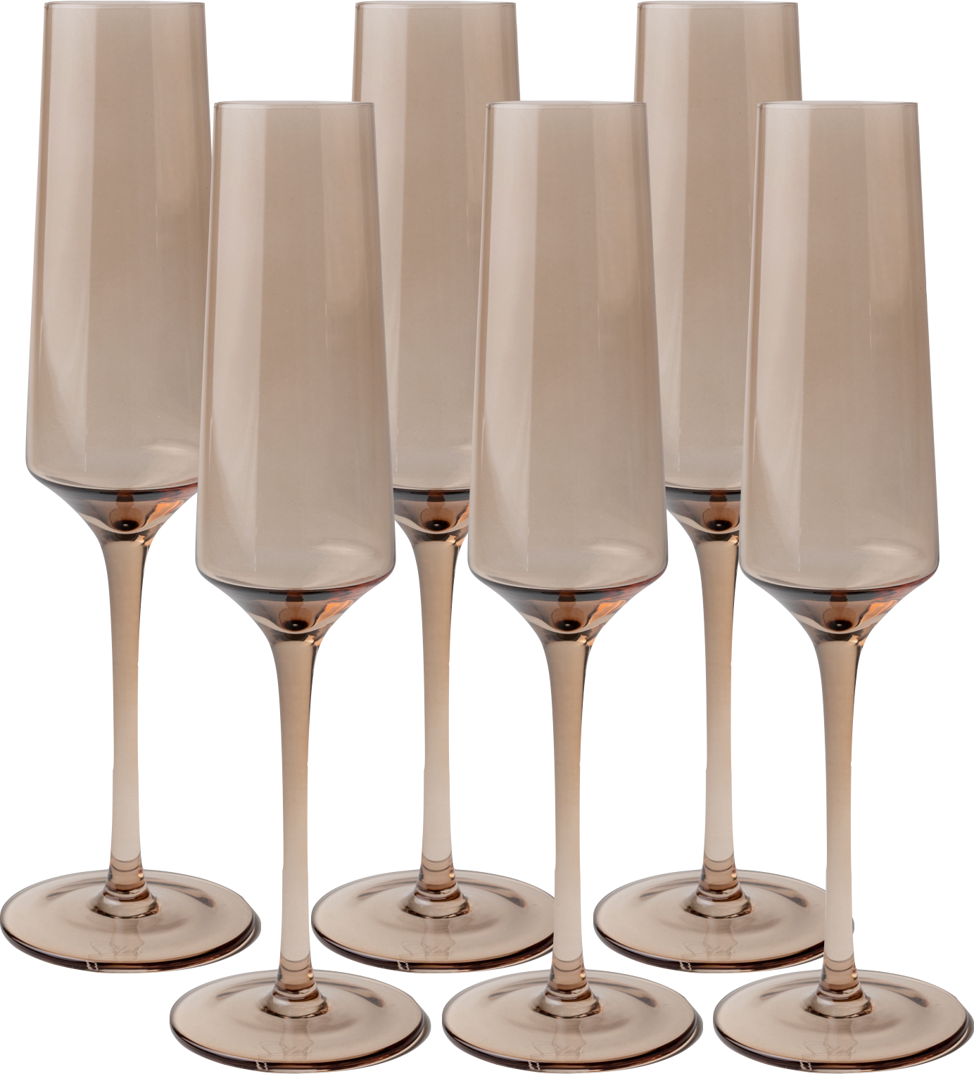 Elegant Colored Champagne Flutes Set - 12-Piece Shatterproof Glassware for Weddings, Parties & Celebrations - Perfect for Toasting, Anniversaries & Special Occasions