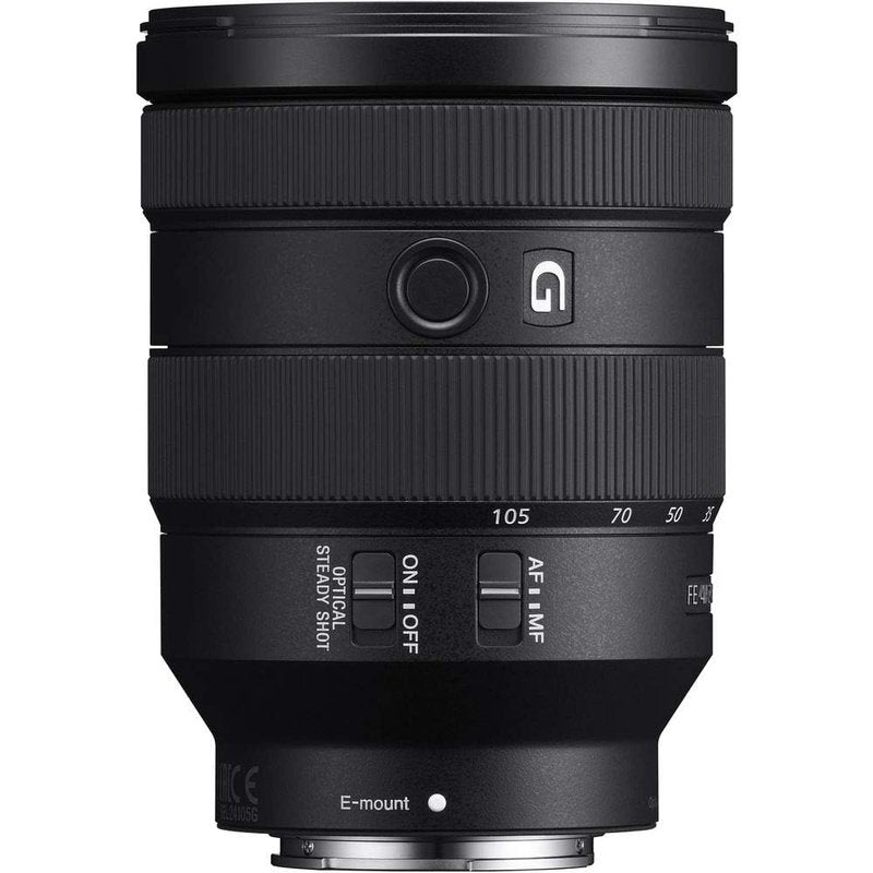 Sony FE 24-105mm F4 G OSS Standard Zoom Lens for Sony E-Mount Cameras - Professional Full Frame Lens for Photography, Videography & Travel