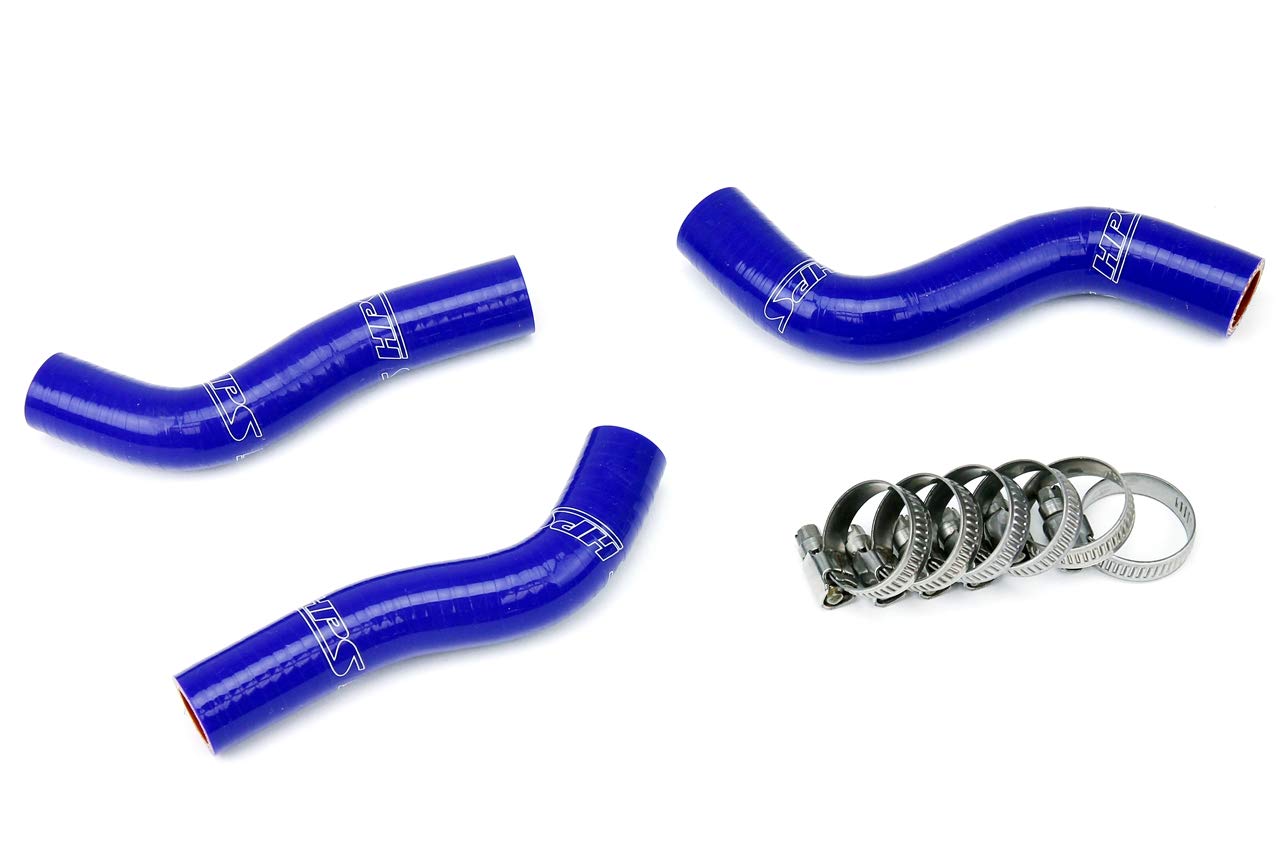 HPS 57-1248-BLUE High Performance Silicone Radiator Coolant Hose Kit - Durable Replacement for Car, Truck & SUV Cooling Systems - Perfect for Automotive Upgrades & Engine Maintenance