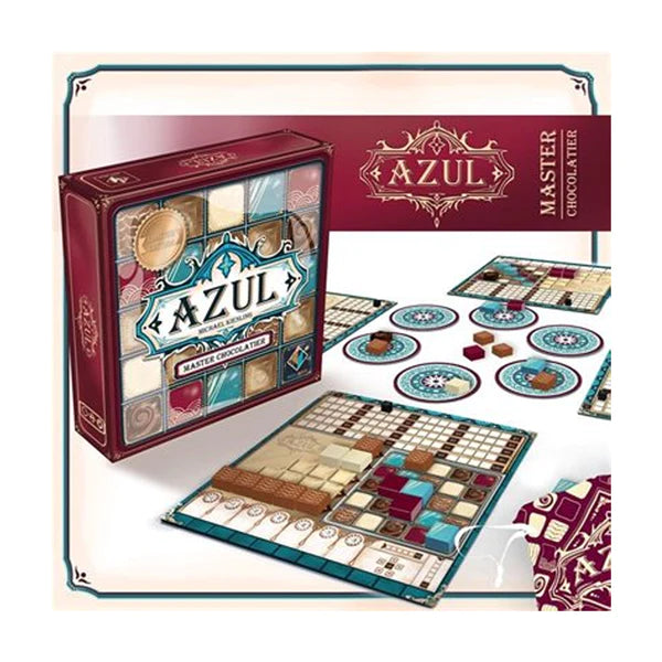 Premium Azul Master Chocolatier Artisan Chocolate Gift Box - Handcrafted Gourmet Dark, Milk & White Chocolates for Holidays, Birthdays & Romantic Gifts