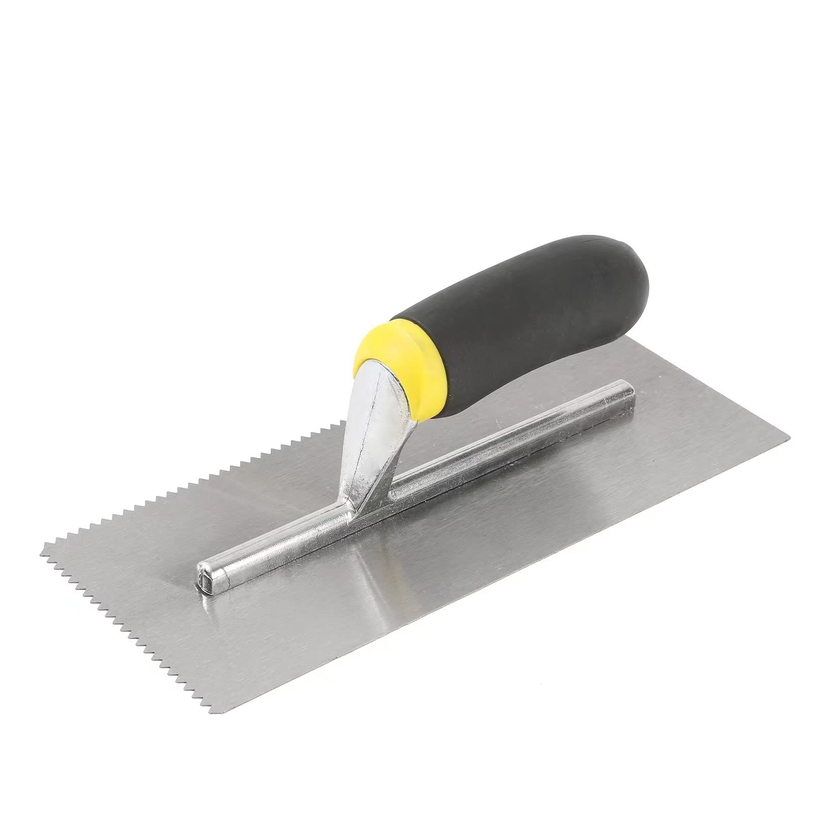 4-Piece Concrete Tool Set - Plastering Trowel with SQ Teeth, V Teeth Trowel, 11