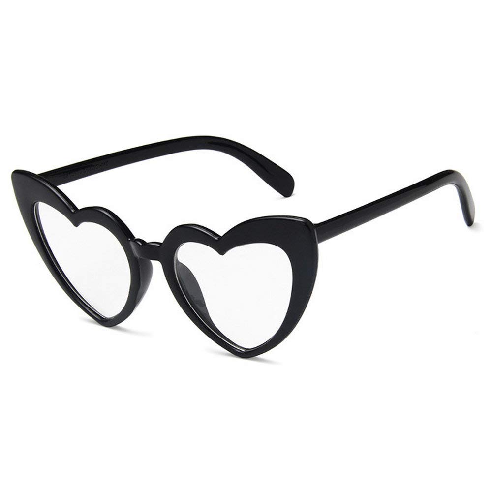 Heart-Shaped Sunglasses for Women & Girls - UV400 Protection - Fashionable & Cute Accessory for Beach, Dating & Summer Outfits