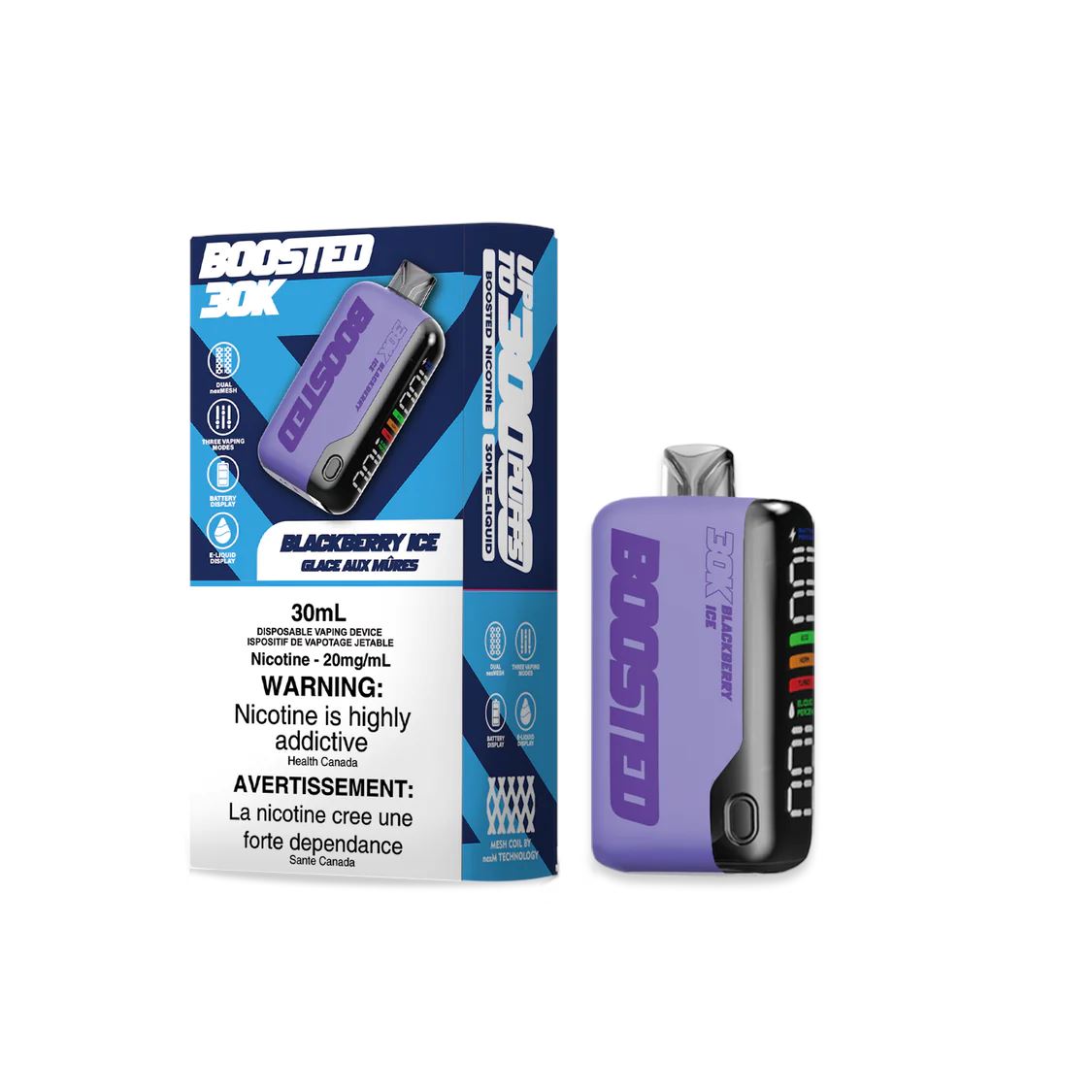 Blackberry Ice Vape Juice - 30mg Nicotine Strength for Smooth & Flavorful Vaping | Perfect for All-Day Use & Cloud Chasing