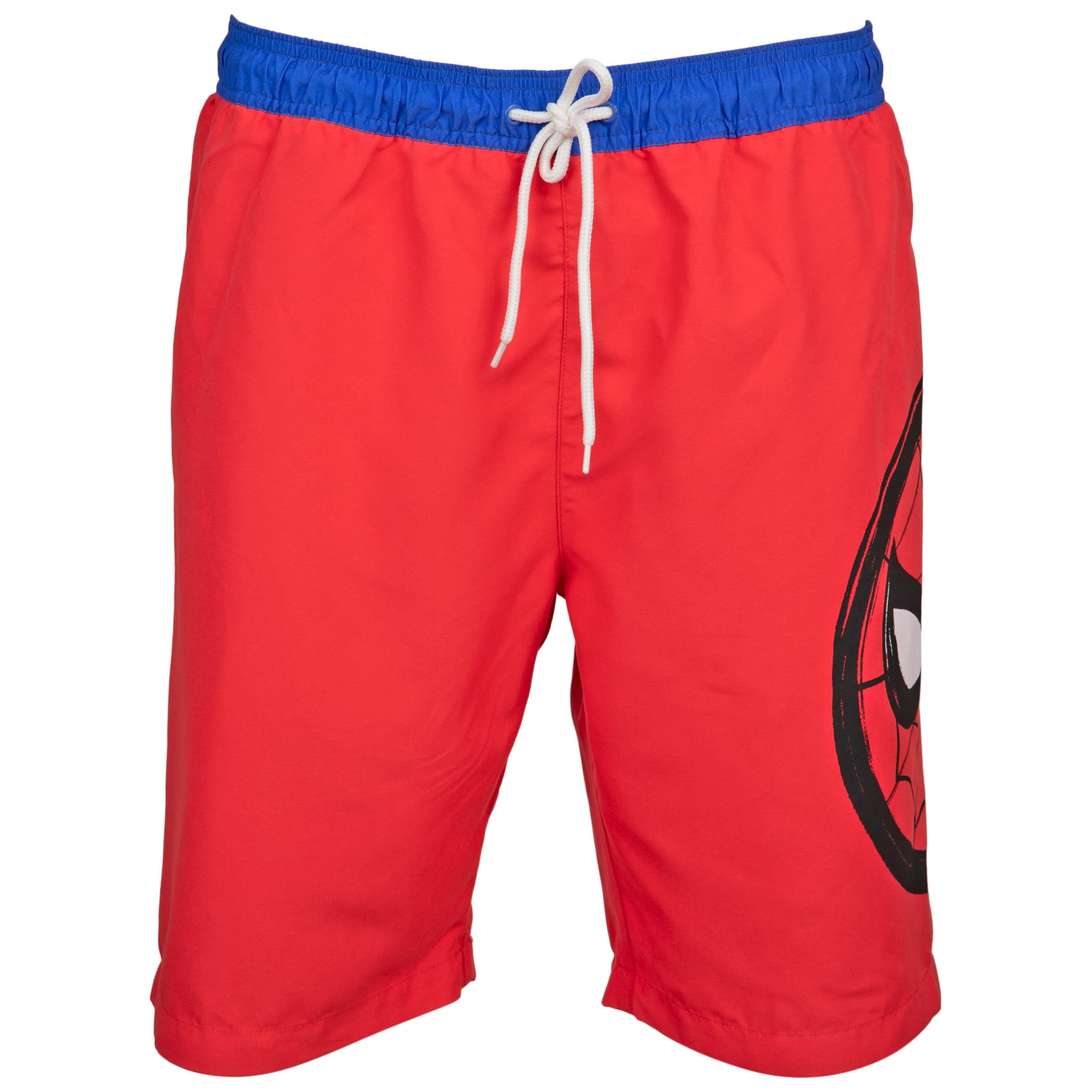 Spider-Man Men's Swim Trunks - Quick Dry Board Shorts for Swimming, Beach & Summer Vacation | Marvel Superhero Design