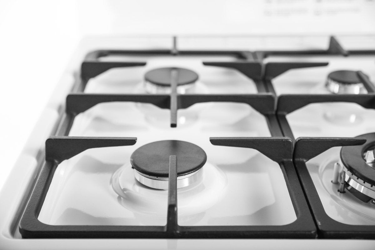 Haier 54cm Freestanding Natural Gas Cooker HOR54B5MGW1 - 5 Burner Gas Stove for Home Kitchen Cooking, Baking & Entertaining