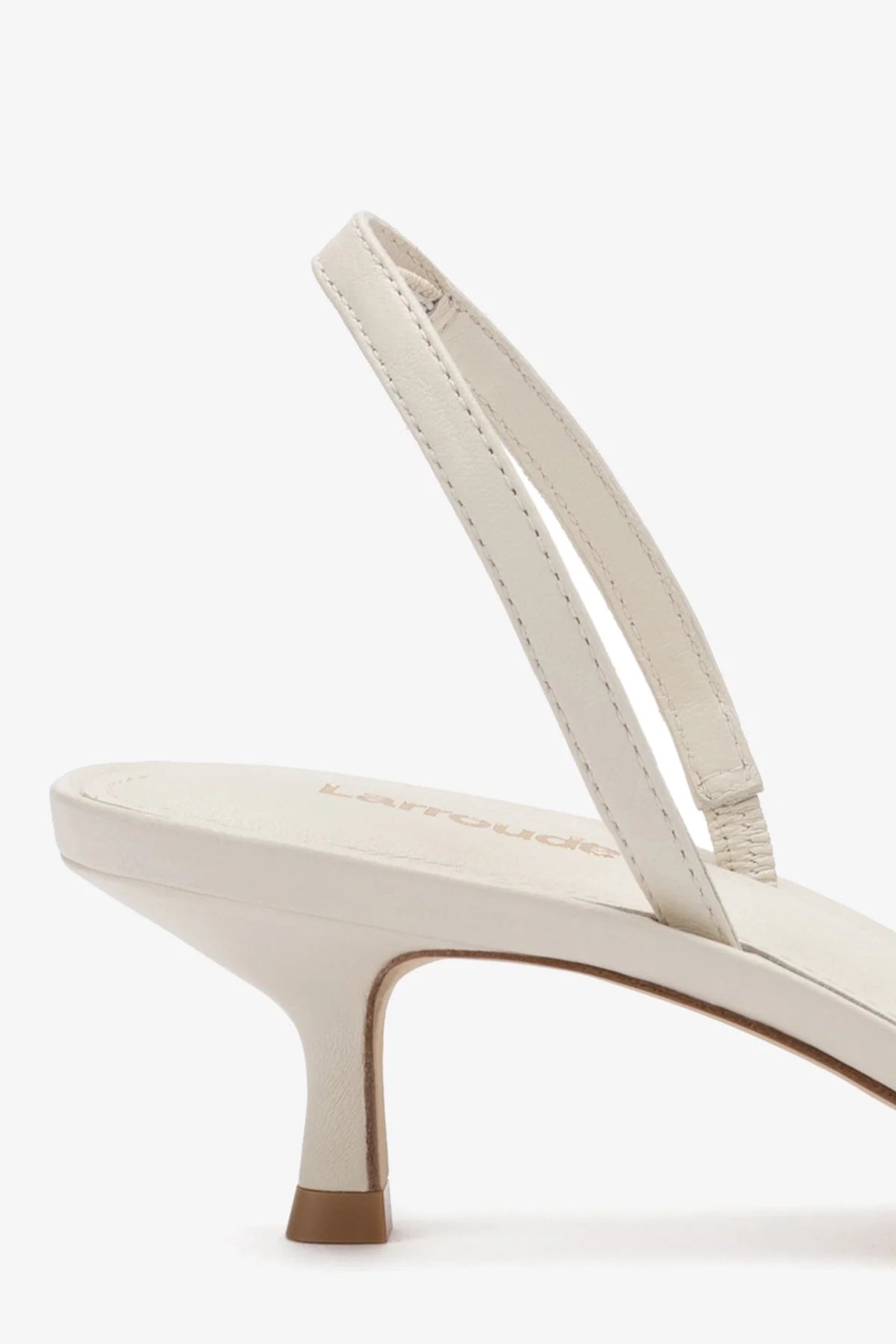 Mini Annie Sandal in Ivory Leather - Women's Comfortable Casual Sandals for Summer, Beach, and Everyday Wear