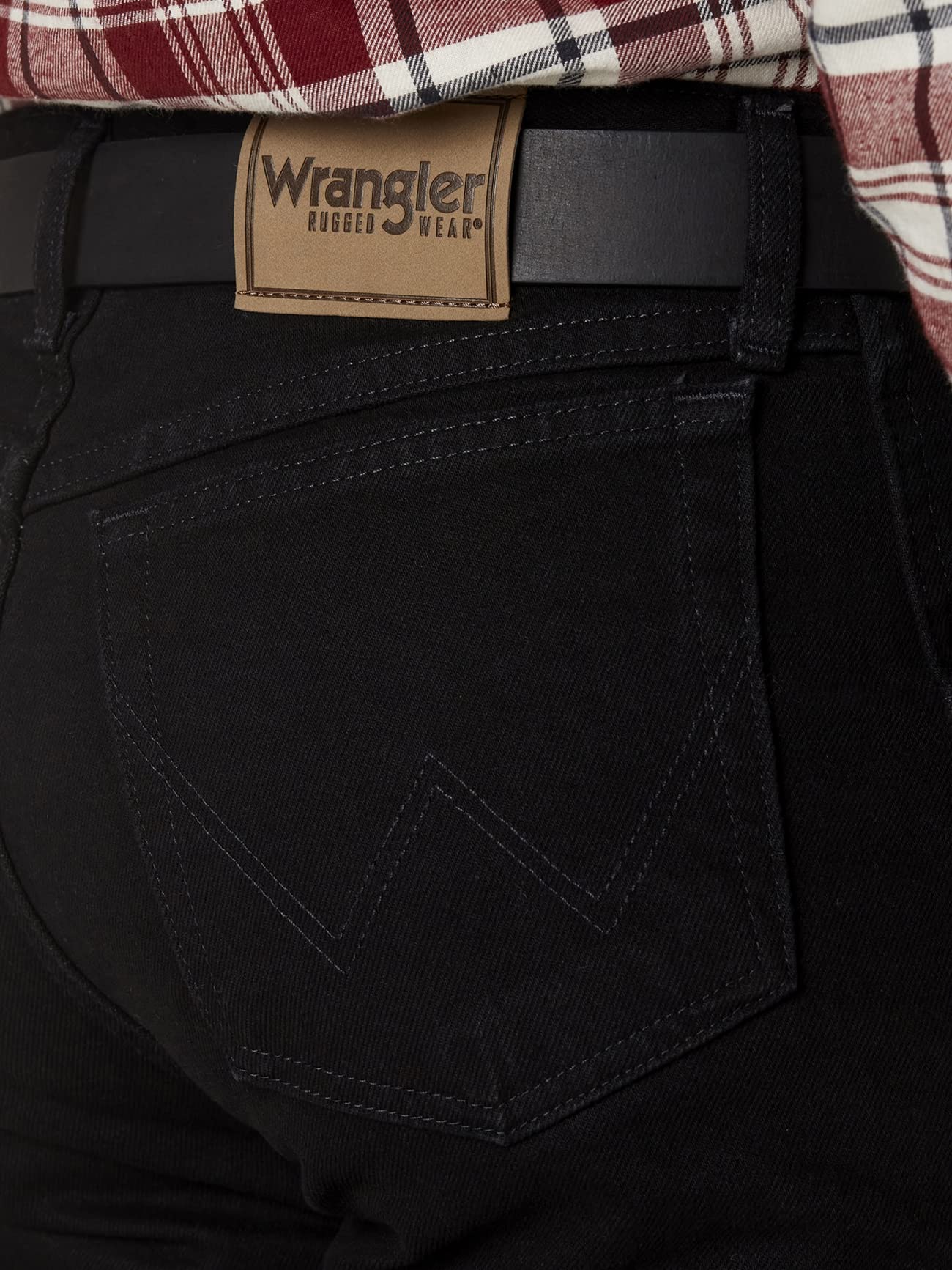 Wrangler Men's Rugged Wear Classic Fit Jeans - Durable Denim Pants for Work, Outdoor & Casual Wear | Comfortable Straight Leg Design for Everyday Use