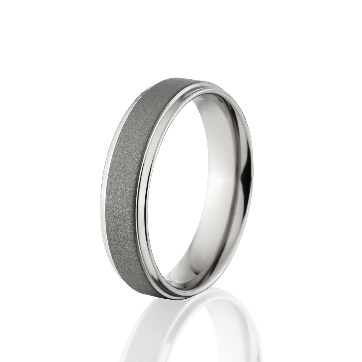 Premium Titanium Men's Wedding Band - Durable & Lightweight USA-Made Titanium Ring for Men - Perfect for Engagement, Anniversary & Everyday Wear