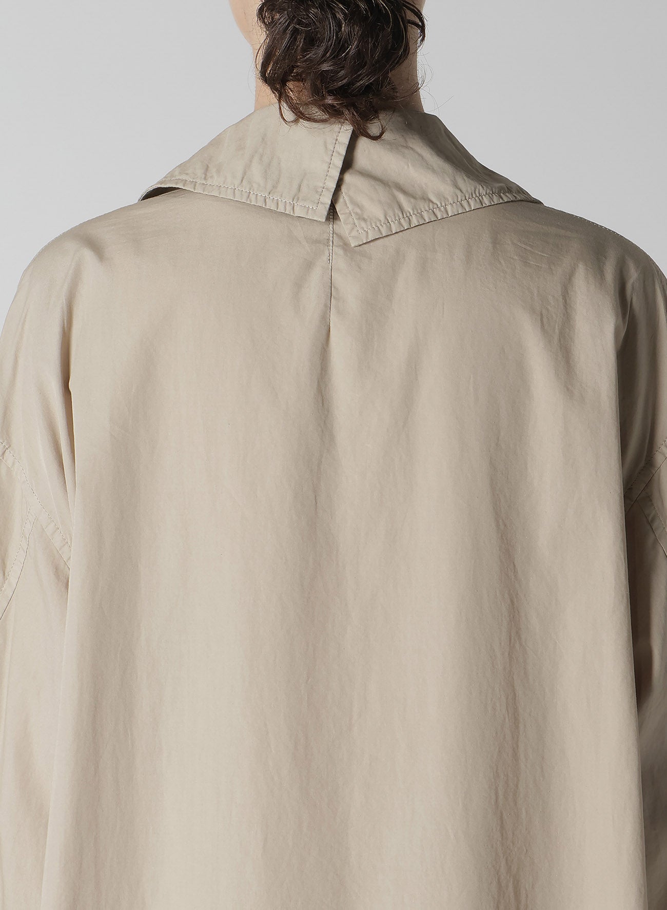 Premium Cotton Broadcloth Dyed Big Collar Trench Coat for Women - Stylish Outerwear for Fall & Winter Fashion, Office Wear & Casual Outings