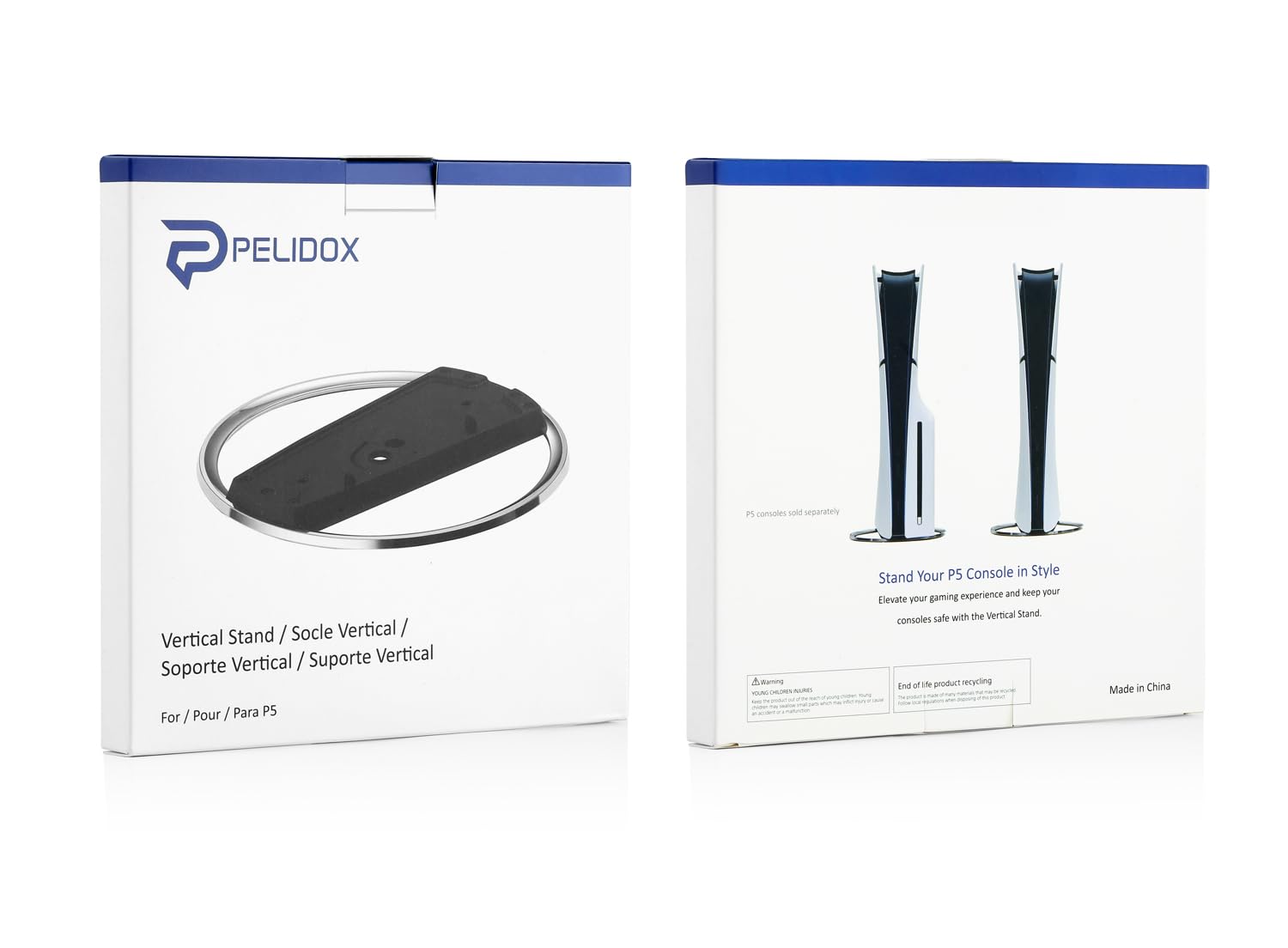 PS5 Vertical Stand for PlayStation 5 Slim & Digital Edition - Cooling Base Stand with Anti-Slip Design for Better Airflow & Space Saving | Perfect for Gaming Setups, Living Rooms & Bedrooms