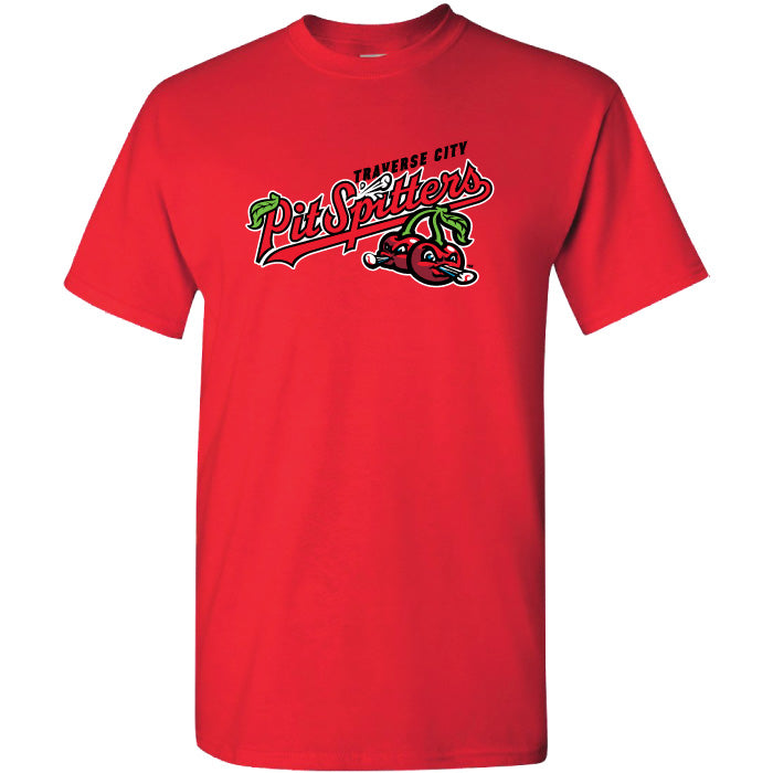 Youth Primary Logo Red T-Shirt - Soft Cotton Casual Tee for Boys & Girls - Perfect for School, Sports & Everyday Wear