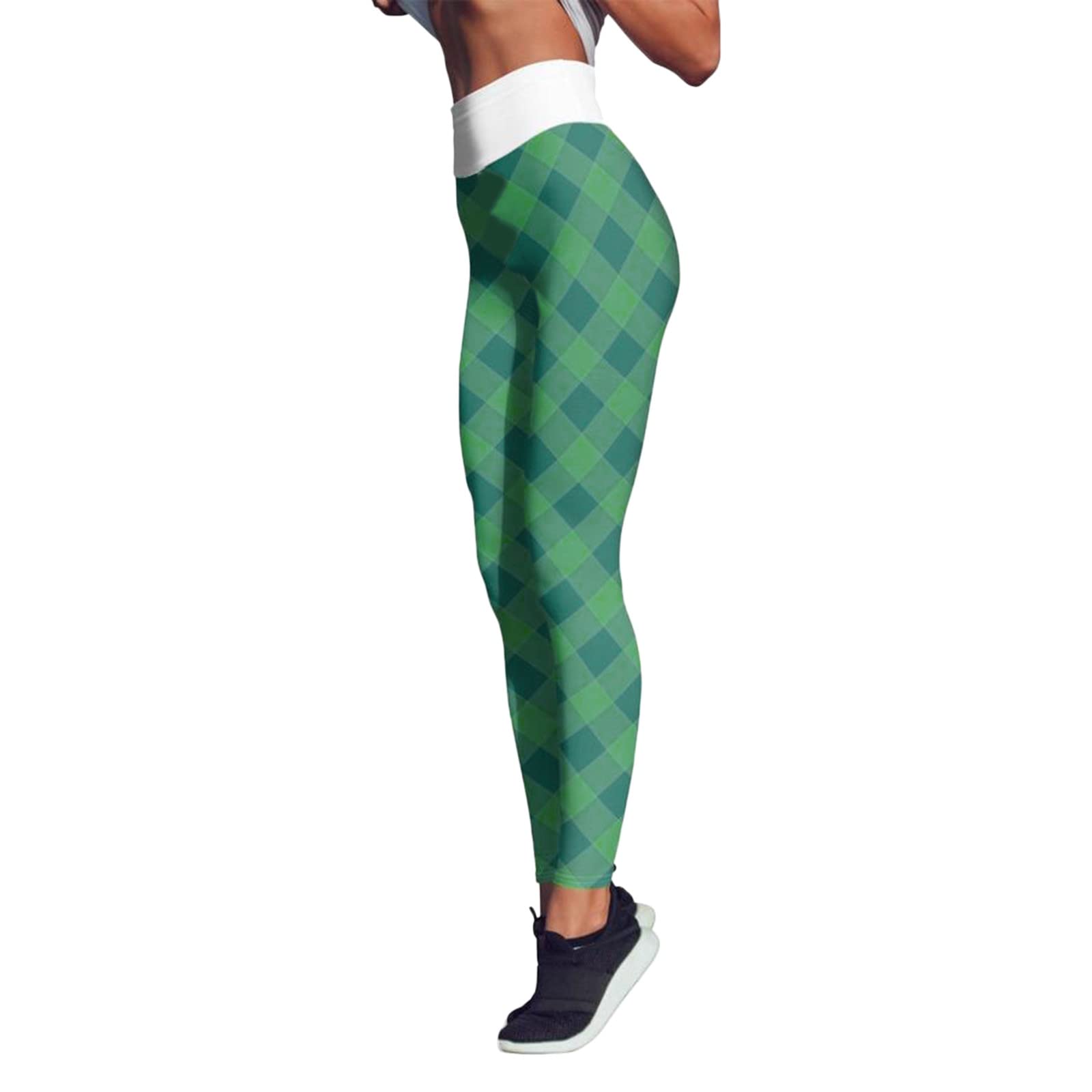 everLanding Women's St. Patrick's Day Tights - High Waisted Tummy Control Yoga Pants, Stretchy Workout Leggings for Running, Gym & Casual Wear | Perfect for St. Patrick's Day Outfits & Fitness Activities