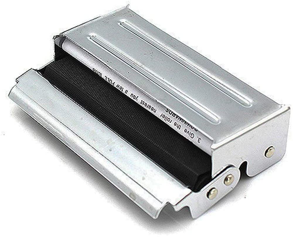 78mm Automatic Metal Cigarette Rolling Machine - Handheld Tobacco Roller Maker for Rolling Papers | Perfect for DIY Cigarettes, Home Use & Travel Smoking Accessories