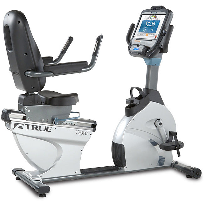 TRUE Fitness CS900 Recumbent Exercise Bike for Home Gym - Low Impact Cardio Workout for Seniors & Rehabilitation