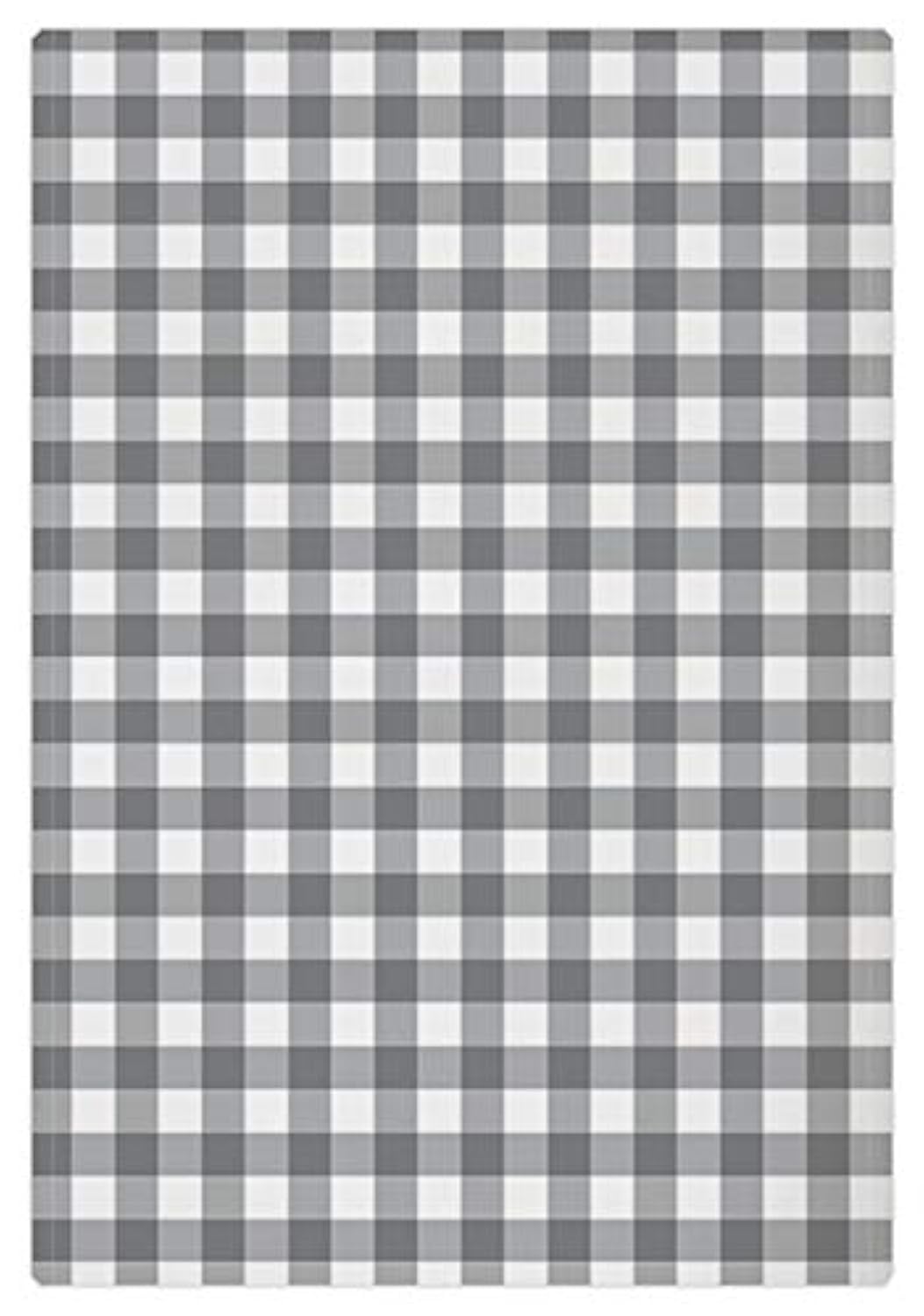 MUkitchen Designer Print Cotton Tea Towel - Oversized 20x30 Inch Dish Towel for Kitchen, Cleaning & Drying Dishes - Reusable, Machine Washable Gingham Grey Tea Towel - Perfect for Daily Kitchen Use, Dish Drying & Home Decor