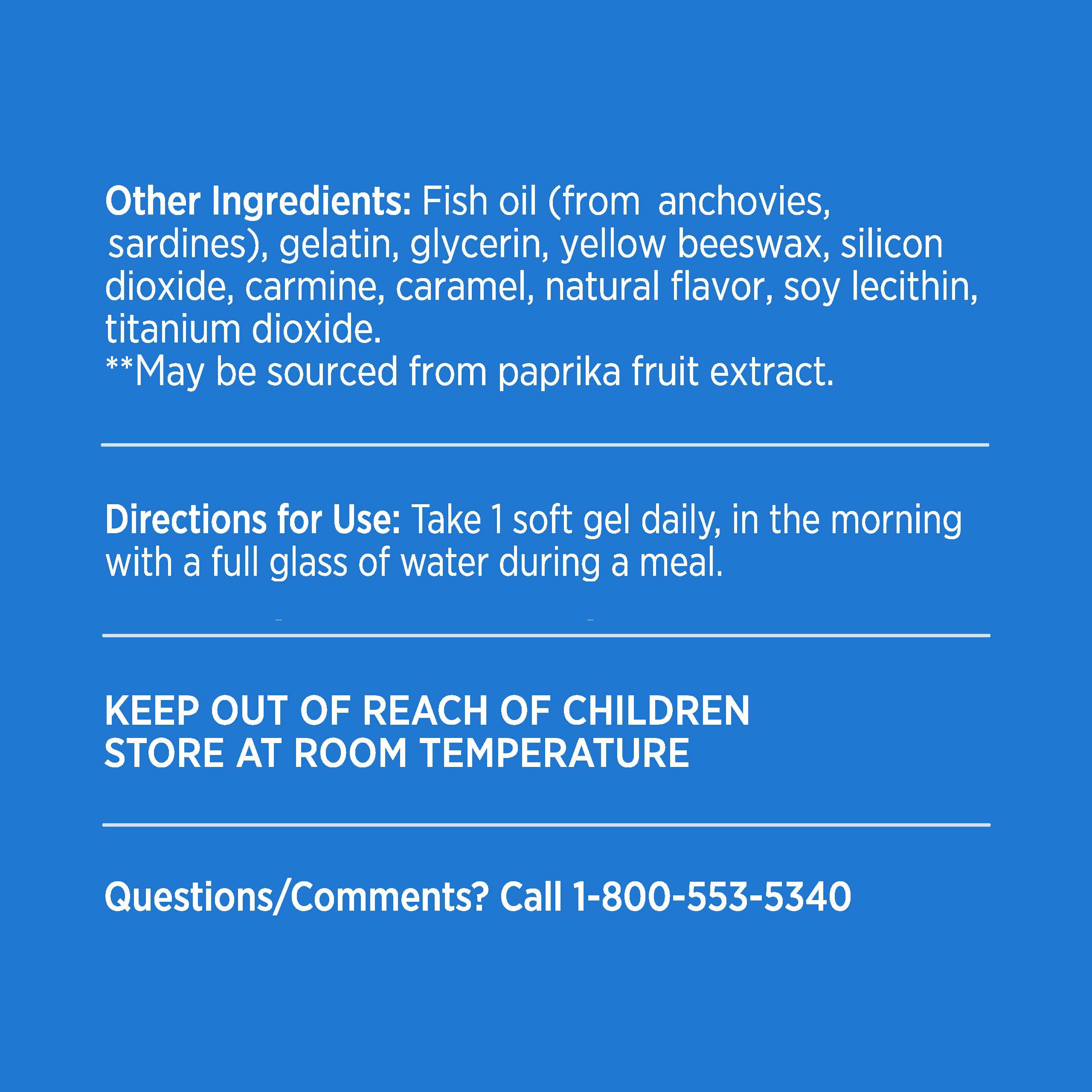 Ocuvite Adult 50+ Eye Vitamins with Lutein, Zeaxanthin & Omega-3 - 50 Count (Pack of 10) - Supports Vision Health & Eye Care for Seniors - Perfect for Daily Eye Protection & Screen Time Relief