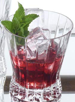 IMPULSE! Park Avenue Rocks Glasses - Set of 6 Highball Whiskey Glasses for Cocktails, Bourbon, Scotch - Perfect for Home Bar, Parties & Gifts