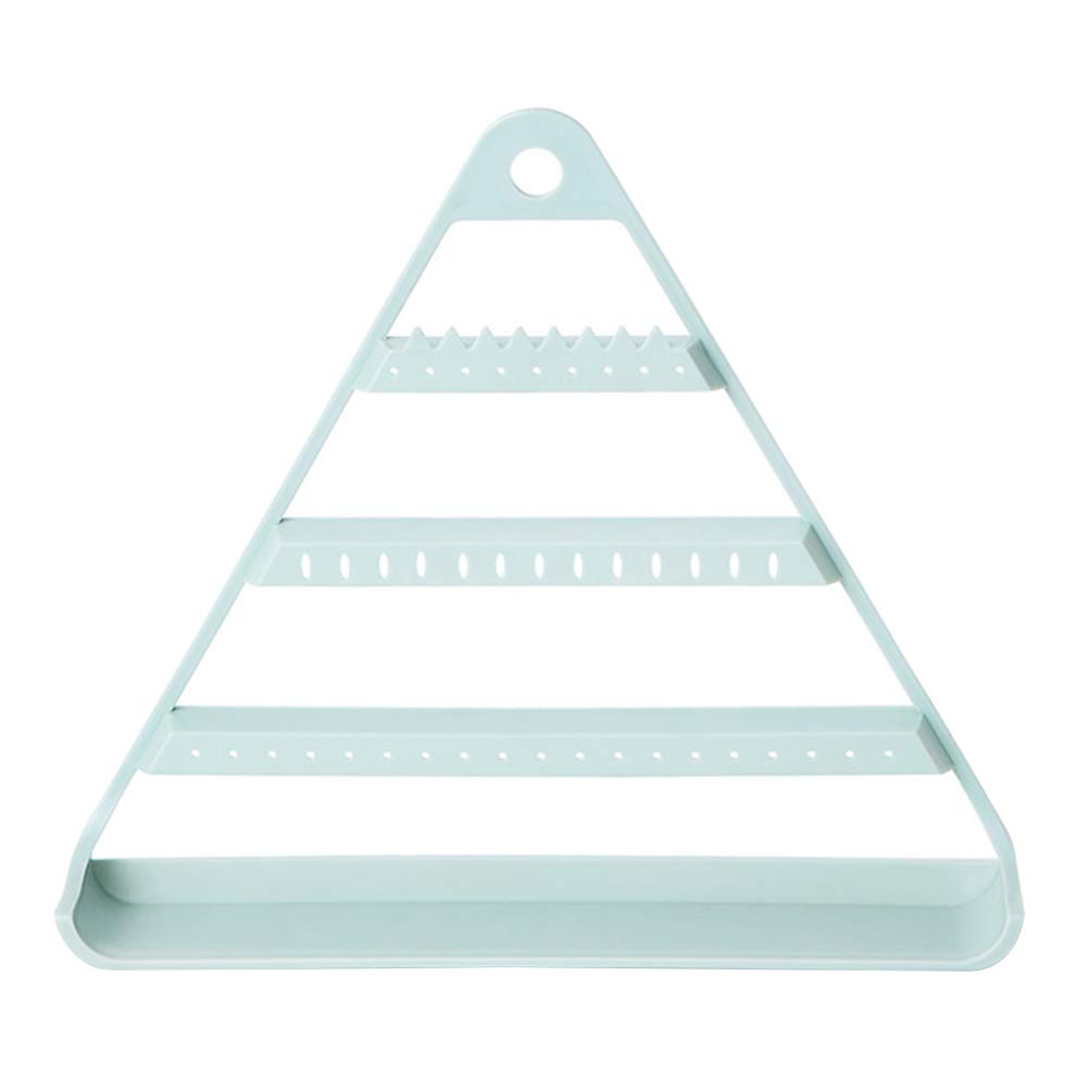 Adonpshy Jewelry Storage Rack - 3-Tier Triangle Earring Organizer Stand with Hanging Hook for Necklaces, Bracelets & Rings | Perfect for Bedroom, Bathroom & Closet Organization