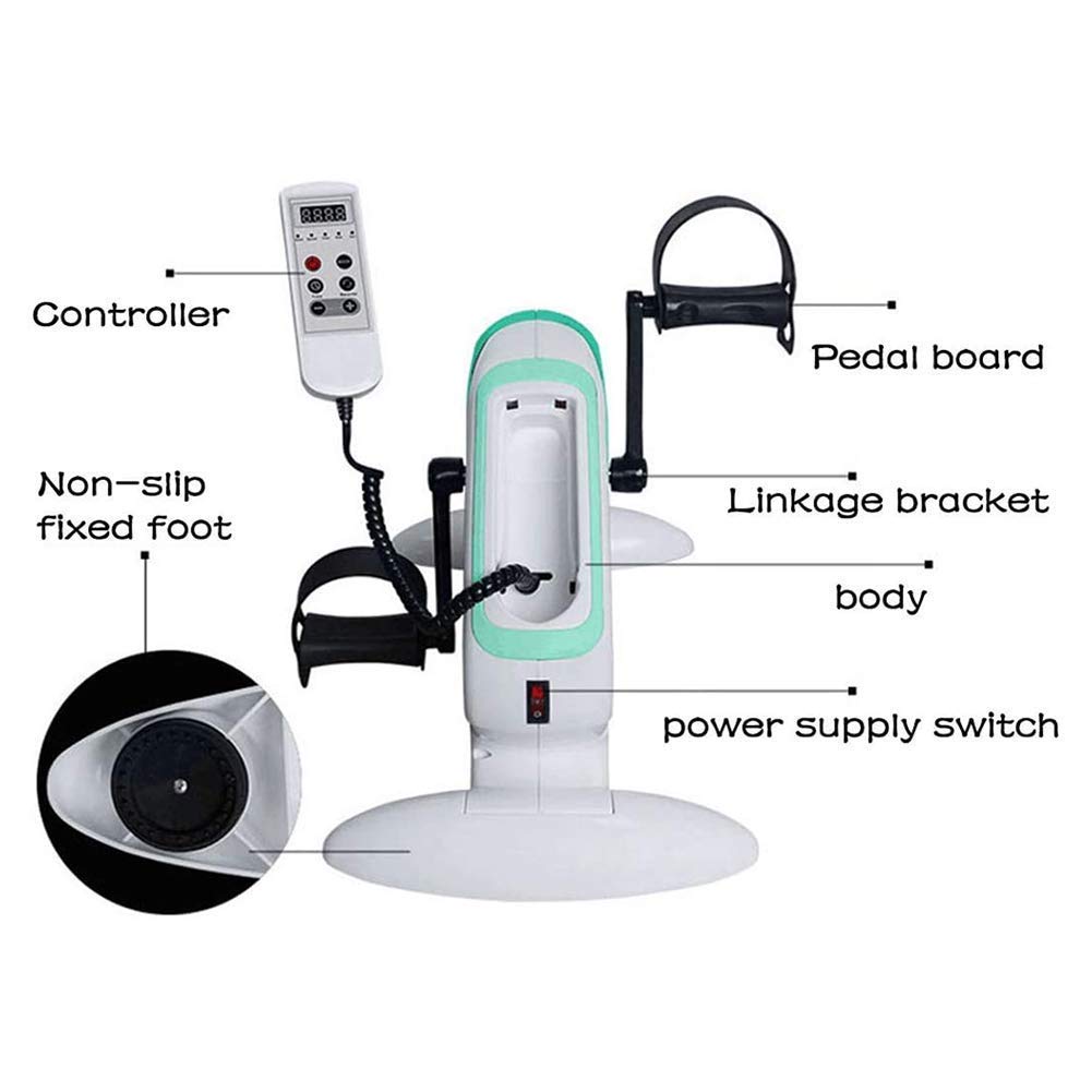Portable Mini Exercise Bike for Legs & Arms - Home Physical Therapy Pedal Exerciser for Hemiplegia Rehabilitation & Fitness Training | Perfect for Home Gym, Office Workout & Physical Therapy Recovery