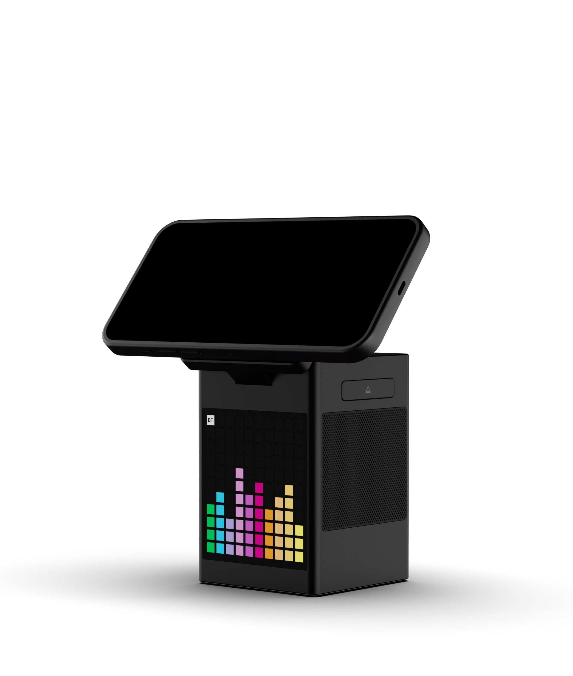 Vinnic SPICKARD 5-in-1 Pixel Art Wireless Charging Dock with Bluetooth Speaker - Multi-Function Charging Station for iPhone, Samsung, AirPods - Perfect for Home, Office & Travel Use