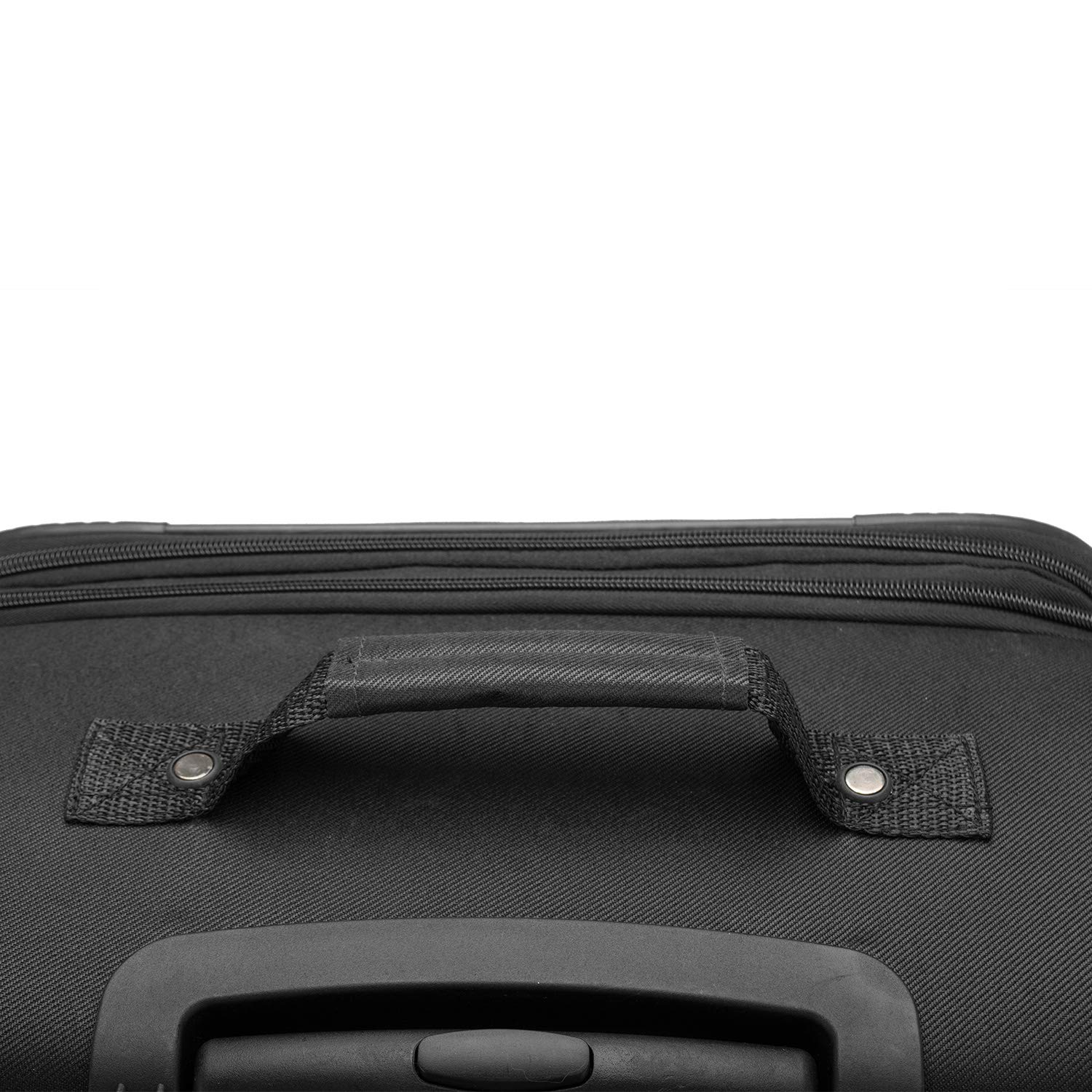 Expandable Softside Spinner Luggage 30-Inch - Lightweight Durable Suitcase for Travel with 360° Wheels | Perfect for International Flights, Business Trips & Vacation Packing (Black)