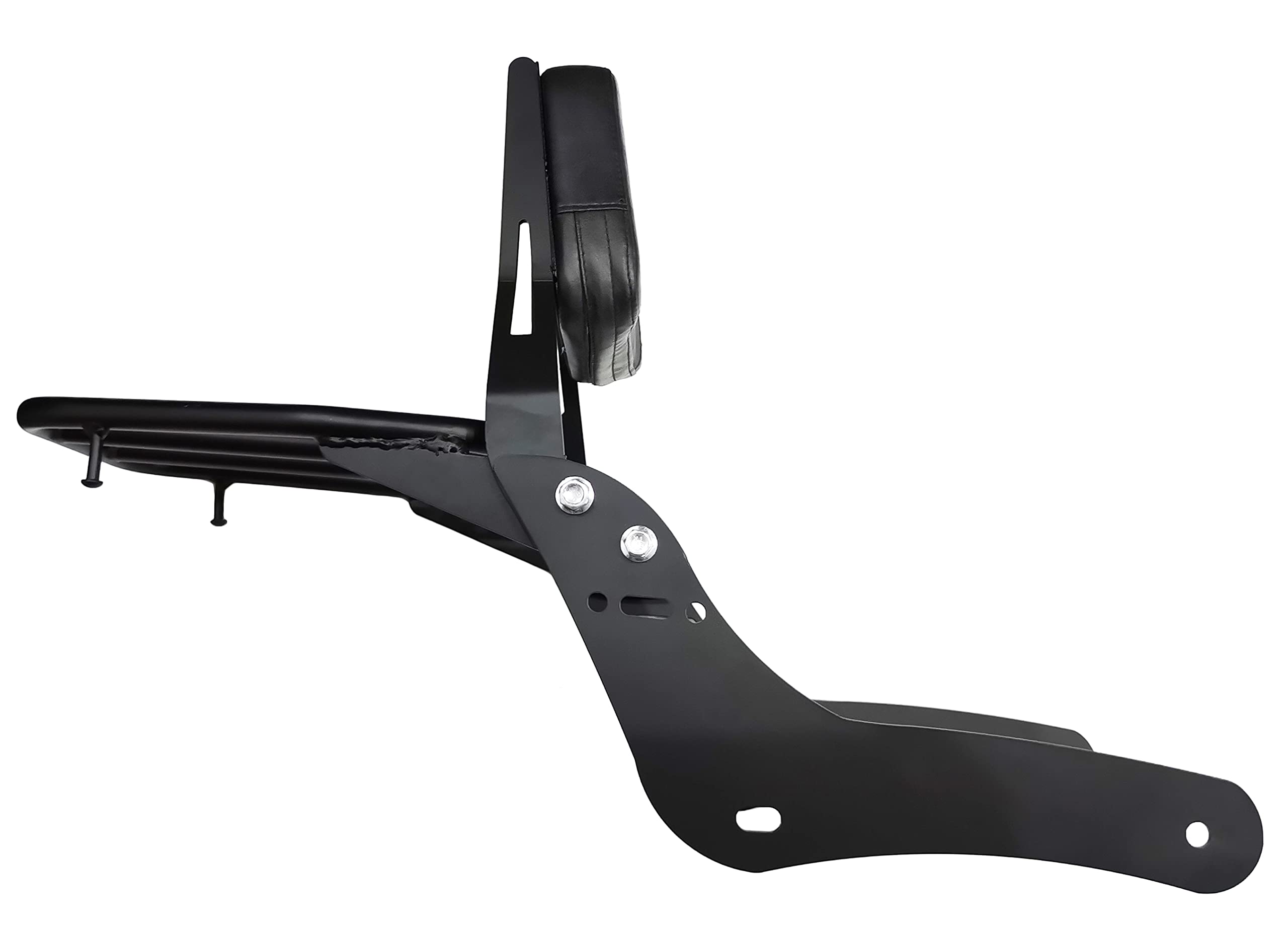 Replacement Backrest Sissy Bar with Comfortable Pad & Luggage Rack for Honda Rebel 500/300 CMX500/CMX300 (2017-2020) - Enhanced Comfort for Long Rides & Secure Cargo Transport