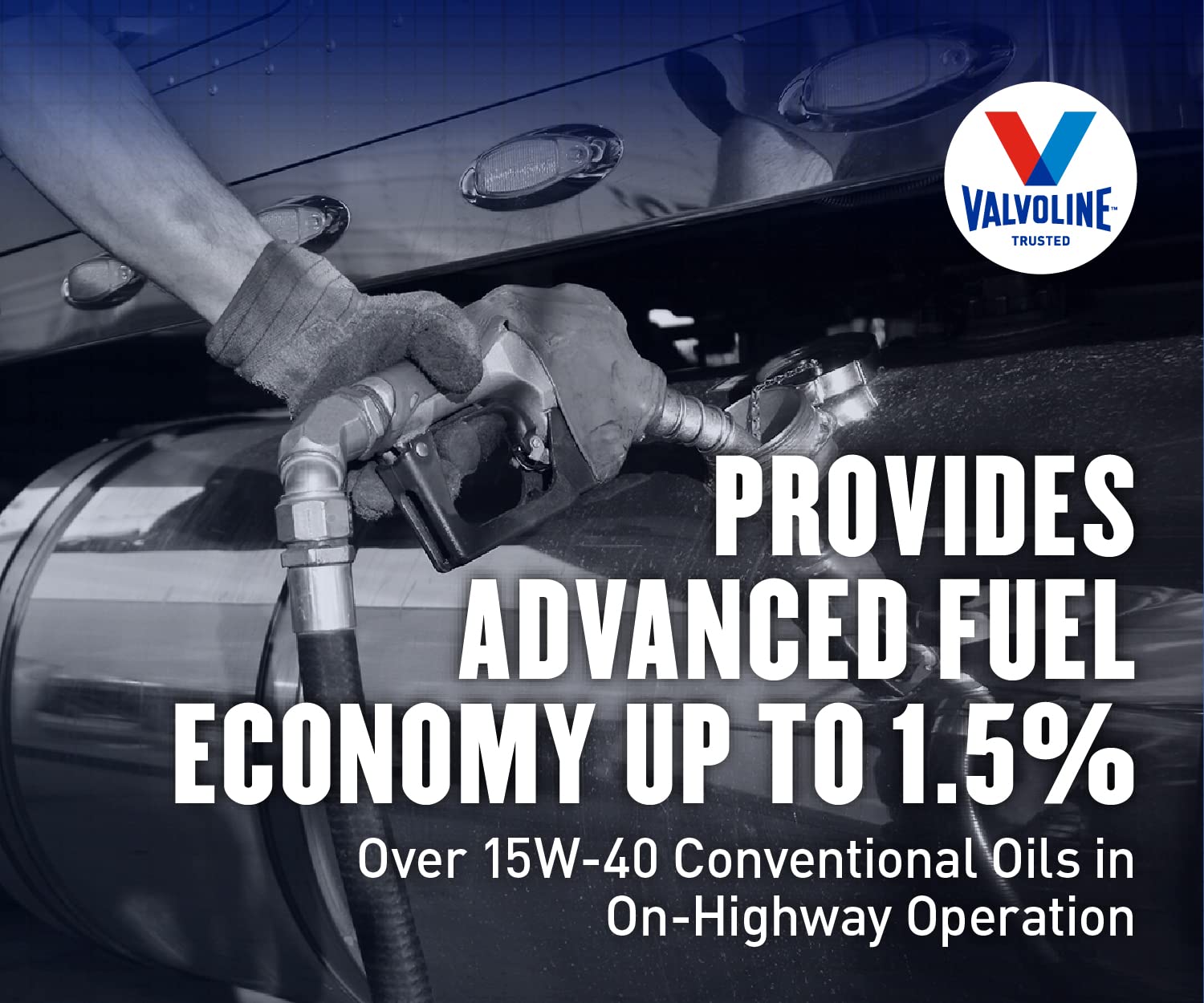Valvoline Premium Blue Extreme SAE 5W-40 Full Synthetic Diesel Engine Oil 1 Gallon (Case of 3) - Heavy Duty Protection for Trucks, SUVs & Commercial Vehicles