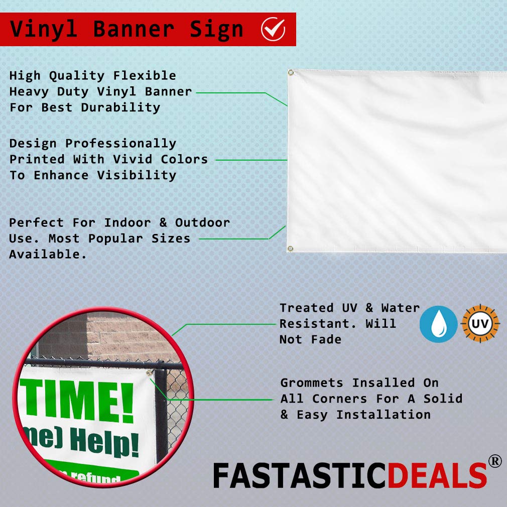 Vinyl Banner 24x48 Inches - Weatherproof Outdoor Yard Signs for Guns & Ammo Business