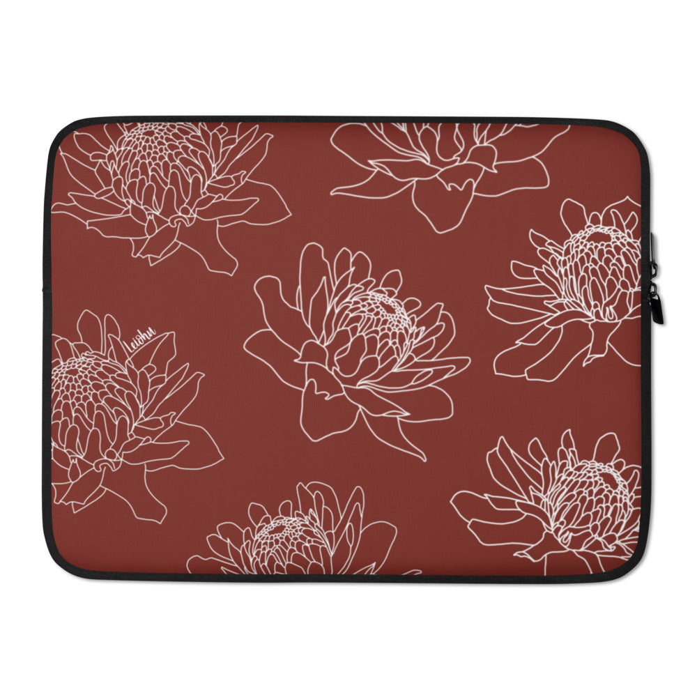Premium Torch Ginger Laptop Sleeve - Stylish & Protective 13-15 Inch Laptop Case for MacBook, Dell, HP - Perfect for Work, Travel & School