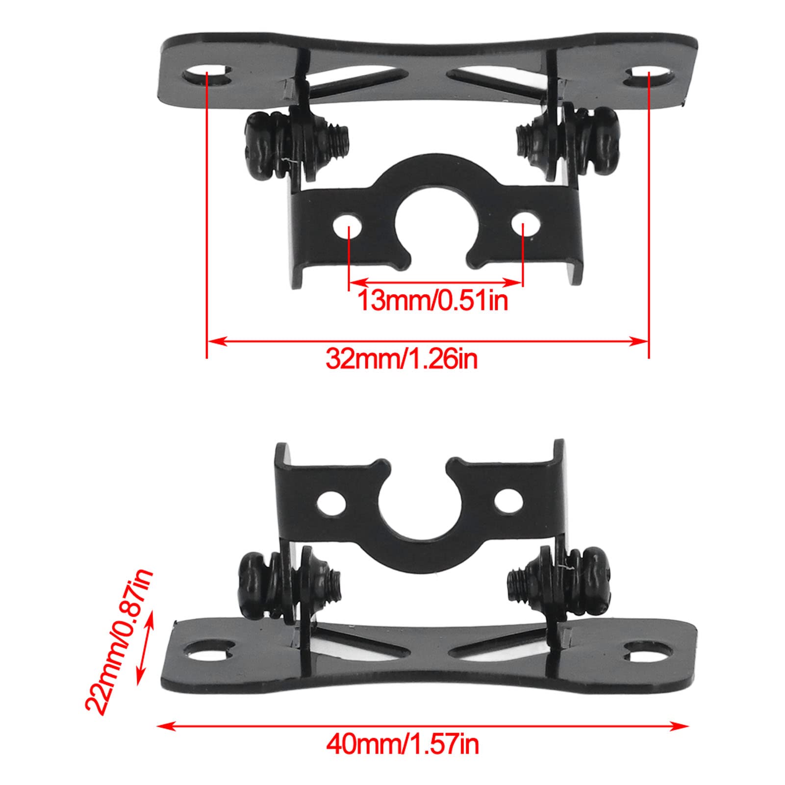 AMONIDA Universal Rear Camera Mounting Bracket for Car - Backup Camera Holder, Reverse Camera Mount Adapter (Bracket Only) - Perfect for Parking Assistance & Vehicle Safety