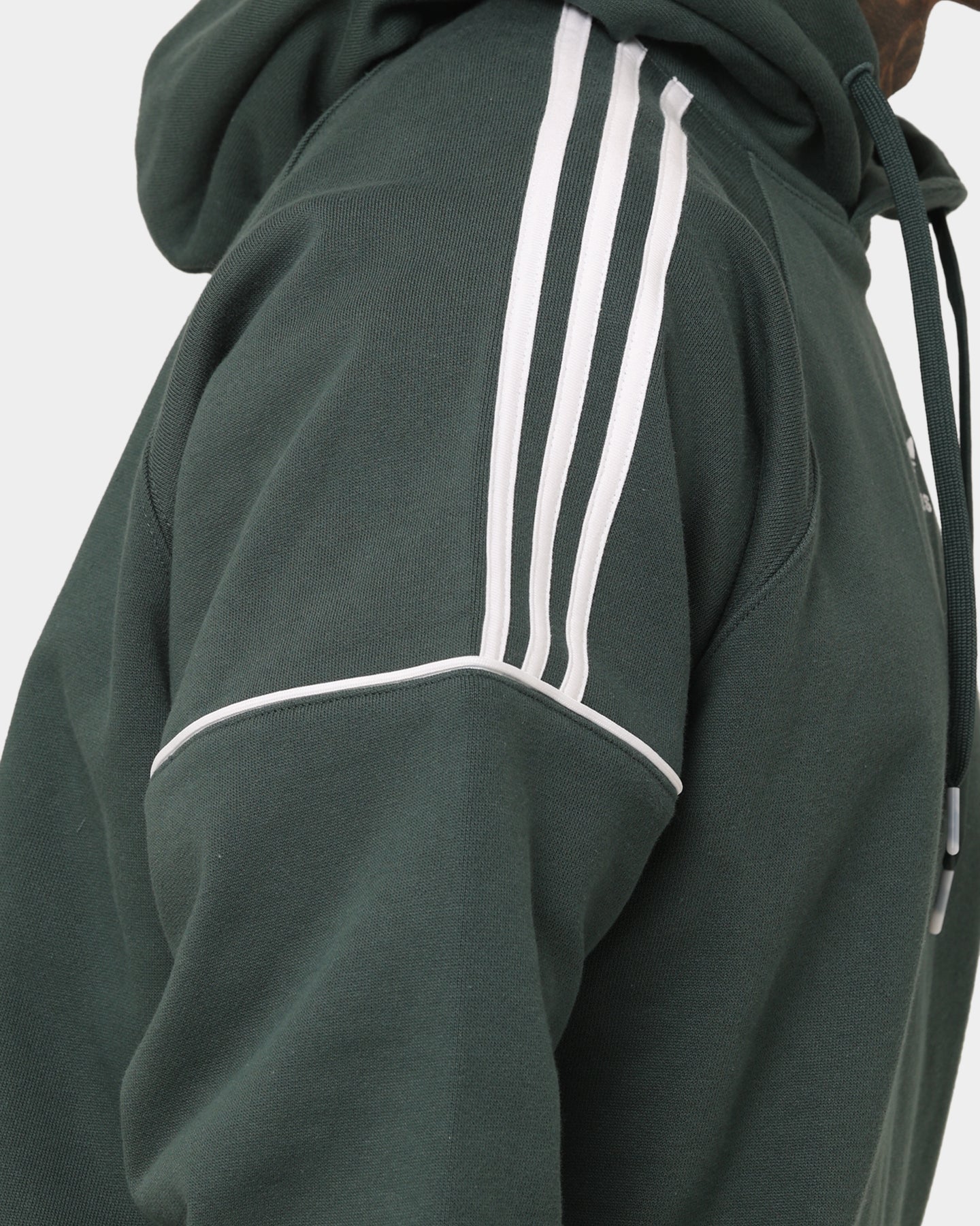 Adidas Essential Hoodie for Men & Women - Soft Cotton Pullover Sweatshirt with Kangaroo Pocket - Mineral Green - Perfect for Casual Wear, Gym & Outdoor Activities