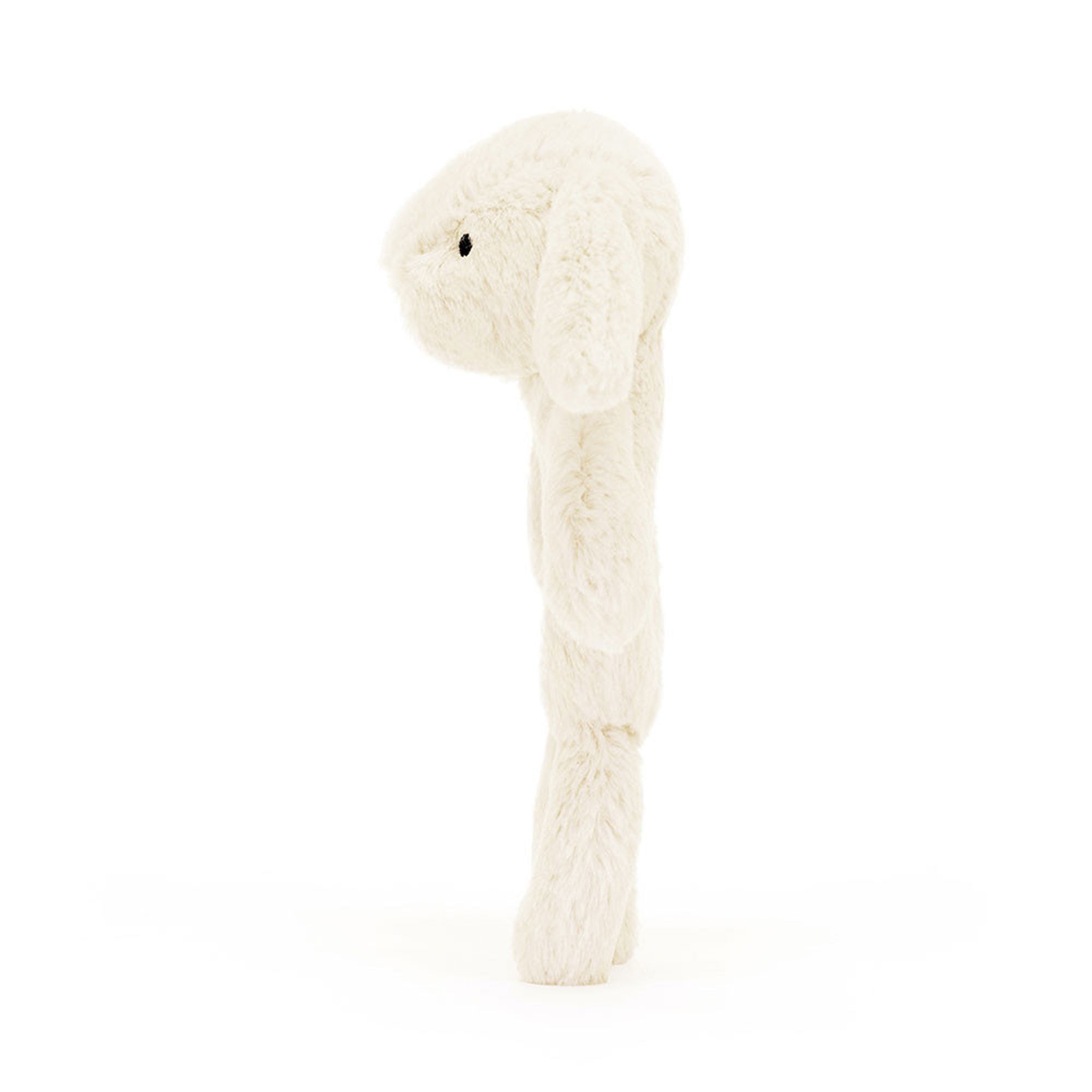 Adorable Bashful Bunny Baby Ring Rattle - Soft Teether Toy for Newborns & Infants - Perfect for Soothing, Playtime & Early Learning Development