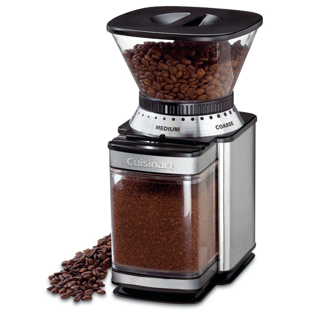 Cuisinart DBM-8C Electric Burr Coffee Grinder - Automatic One-Touch Operation with 18-Position Grind Selector for Espresso, French Press & Drip Coffee - Perfect for Home Kitchens & Coffee Enthusiasts