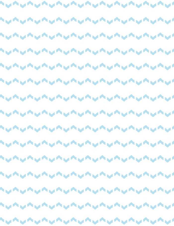 Kezmoh Zag Wallpaper by Wallshoppe - Premium Baby Blue Peel & Stick Wallpaper for Nursery, Bedroom, and Home Decor