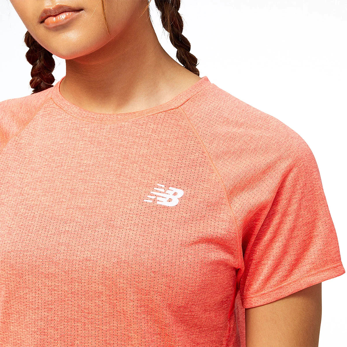 New Balance Impact Run Short Sleeve Women's Running Shirt - Lightweight Moisture-Wicking Activewear for Jogging, Gym & Outdoor Workouts