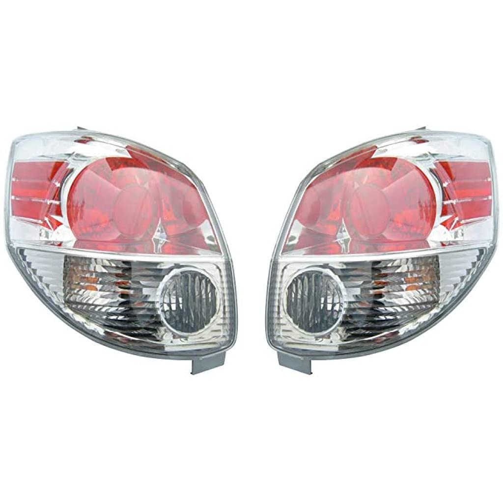2005-2008 Toyota Matrix Pair Rear Tail Lights - Driver & Passenger Side (TO2800157 TO2801157 | 81560-02322 81550-02322) - Perfect for Replacement & Car Restoration Projects