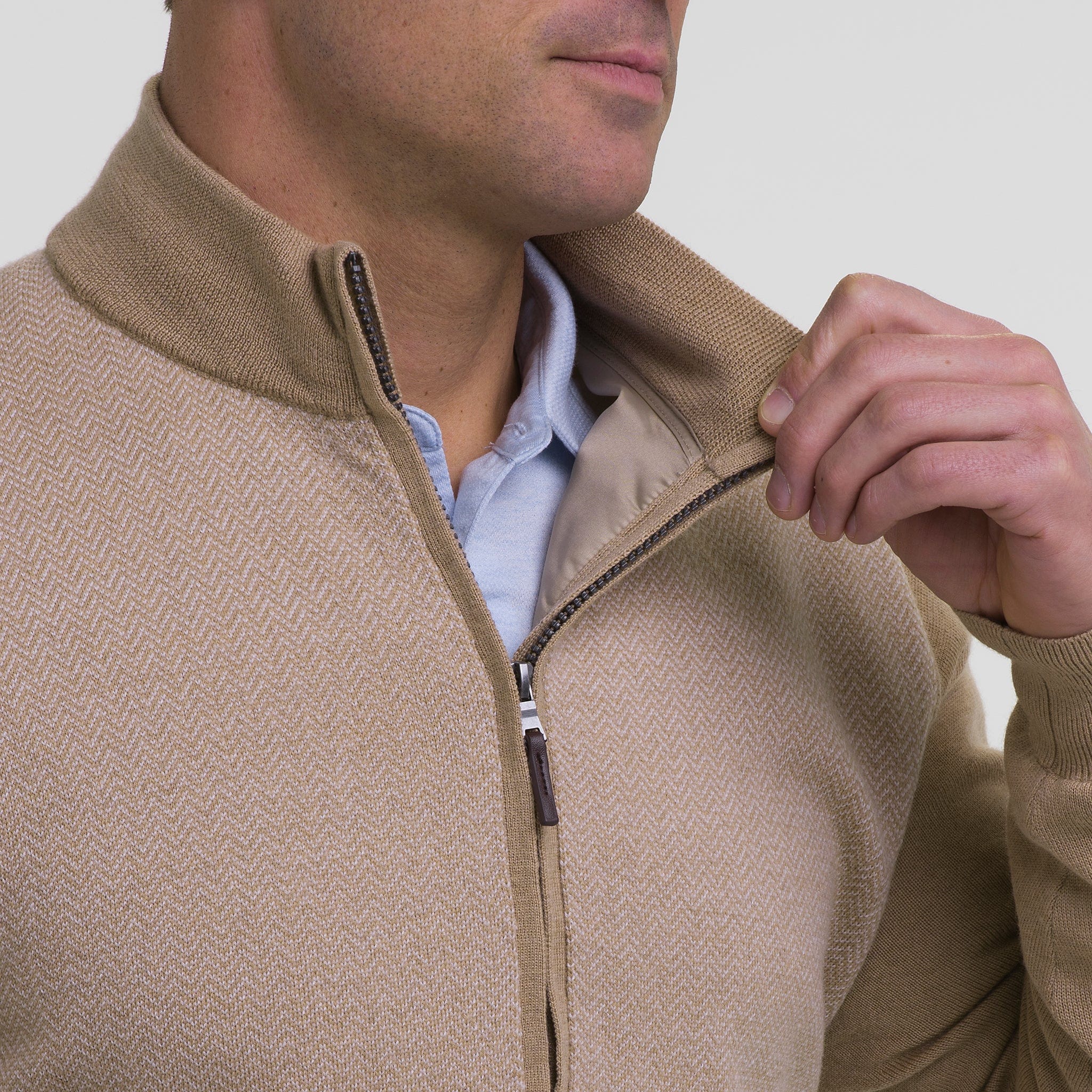 Herringbone Windproof Sweater for Men & Women - Warm & Stylish Winter Knitwear for Outdoor Activities & Casual Wear