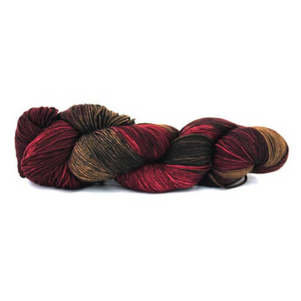 Malabrigo Sock Yarn 801 Botticelli Red - 100% Superwash Merino Wool Hand-Dyed Sock Yarn for Knitting & Crocheting - Perfect for Socks, Scarves, and Baby Blankets
