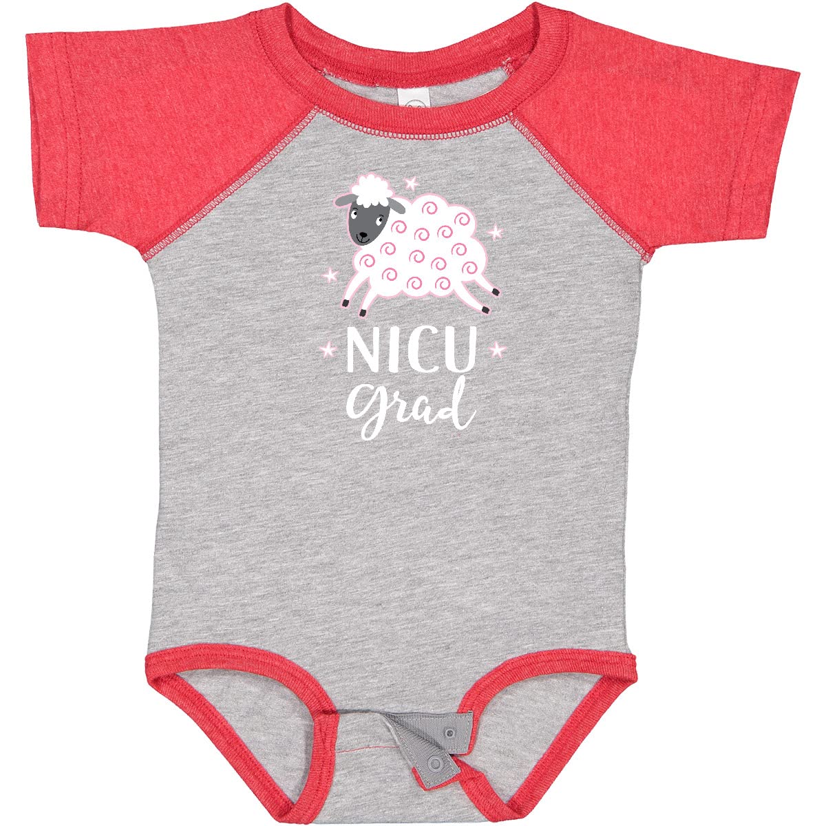 Inktastic NICU Graduate Baby Girl Bodysuit - Cute Newborn Onesie for Preemie & NICU Graduates - Perfect for Hospital Photos, Milestone Celebrations & Gift Giving