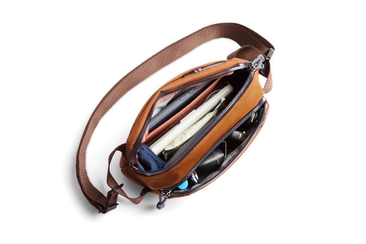 Bellroy Venture Ready Sling 2.5L Crossbody Bag - Lightweight & Water-Resistant Travel Pack for Men & Women - Perfect for Hiking, Commuting & Everyday Carry