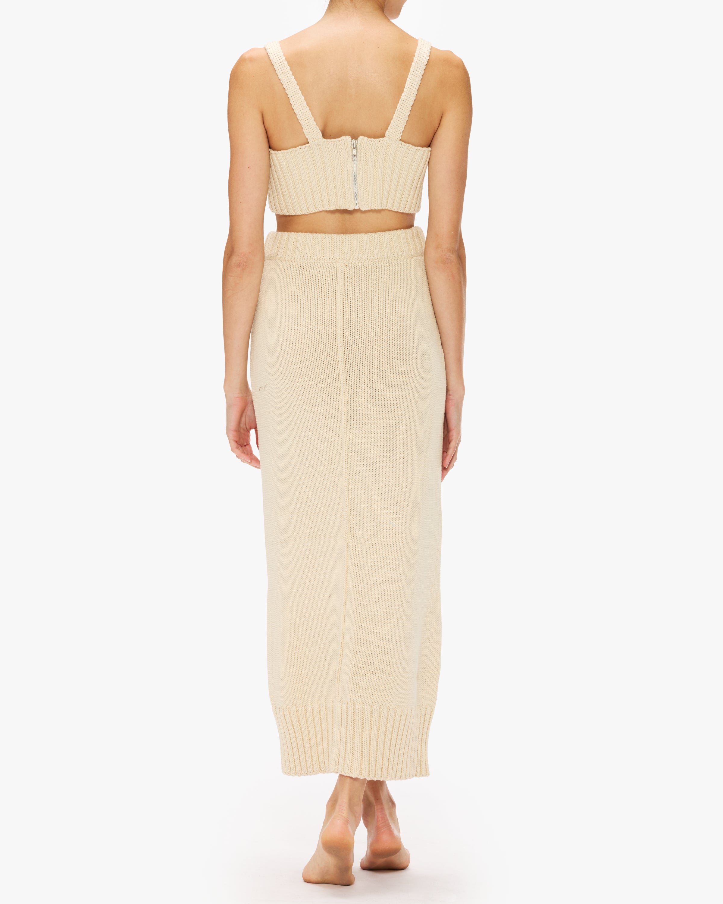 NSF Marie Knit Skirt - Women's Stretchy Comfortable High Waist Pencil Skirt for Office, Party & Casual Wear