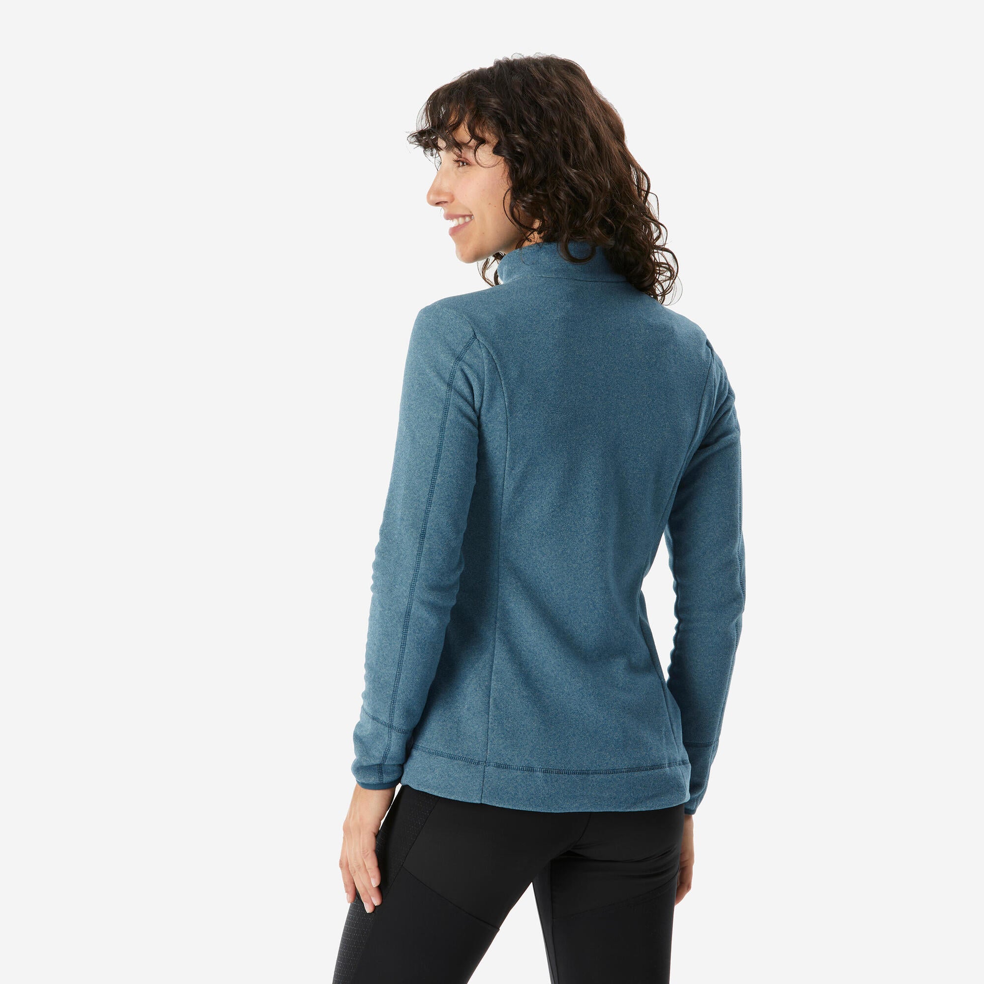 Quechua Women's MH120 Fleece Jacket - Warm Winter Outdoor Jacket for Hiking, Camping & Casual Wear