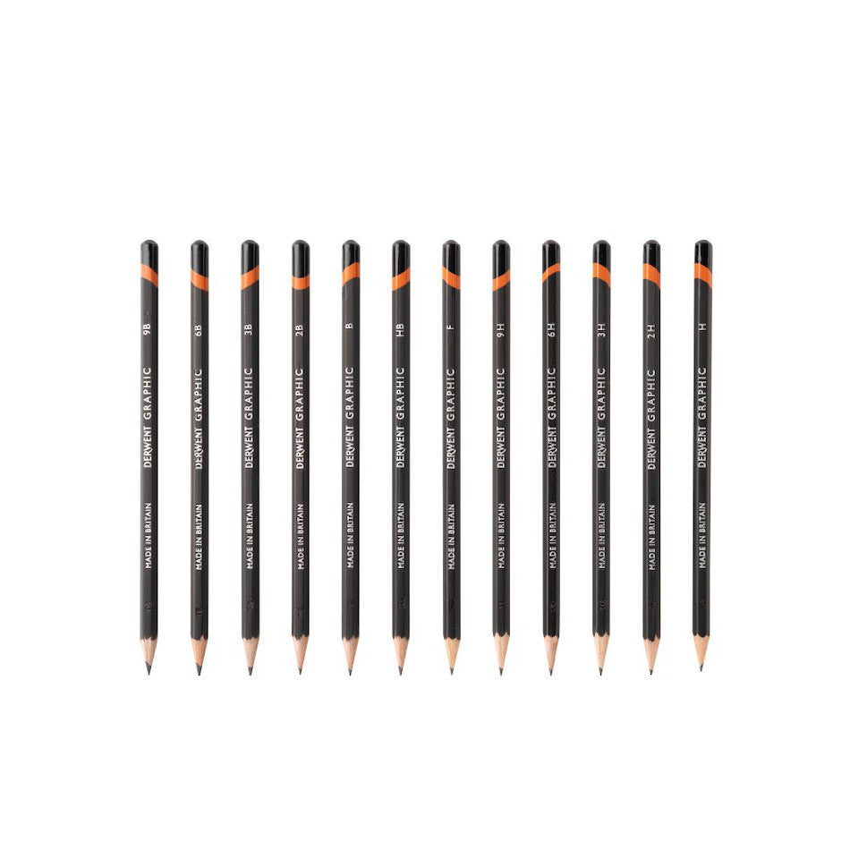 Derwent National Trust Sketching Graphite Pencil Set - 12 Premium Drawing Pencils for Artists & Sketching Enthusiasts | Perfect for Outdoor Sketching, Urban Drawing & Art Class Projects